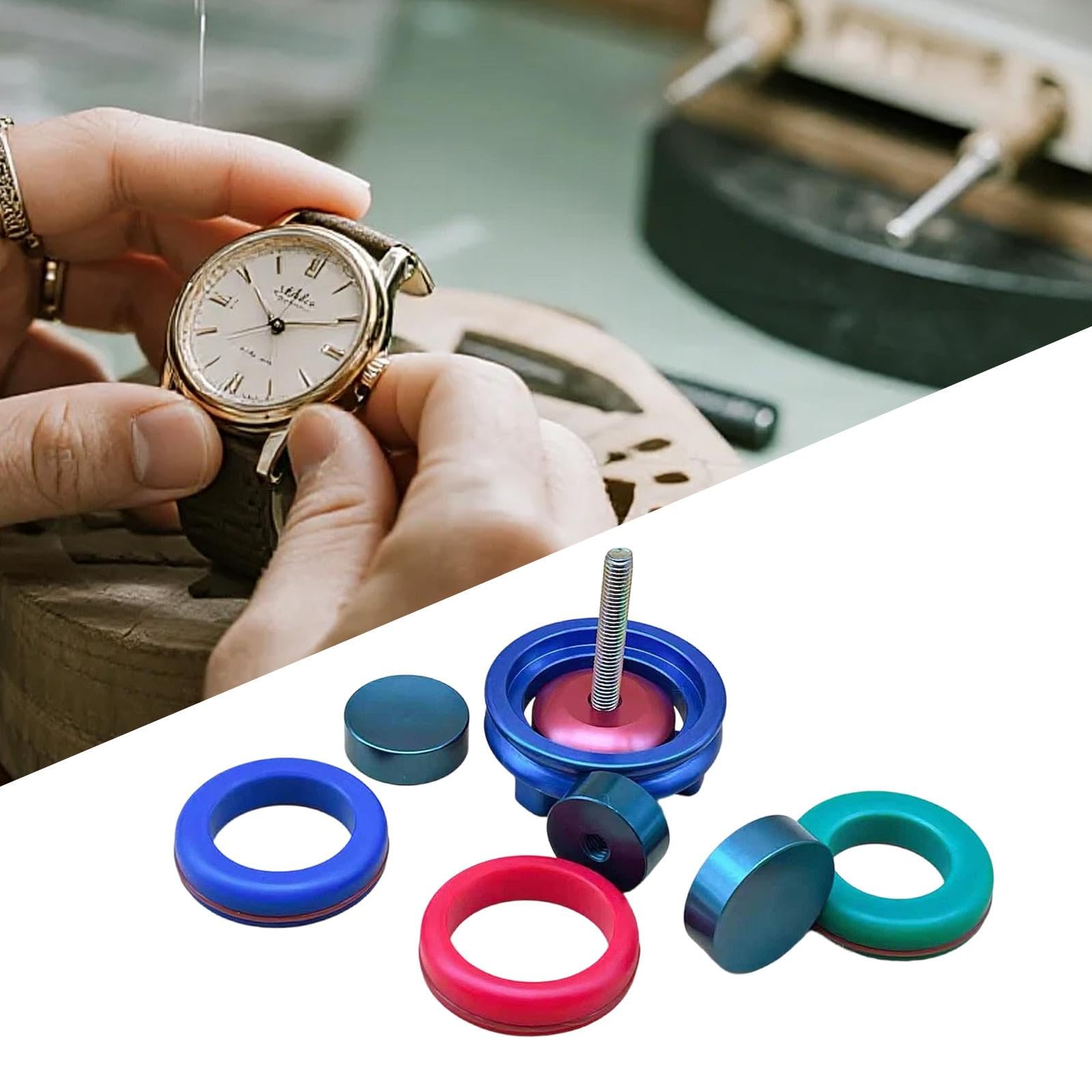 MERIGLARE Abrecristales para Relojes, Herramienta de Reparación para Relojeros, Herramienta de Mantenimiento Y Extracción de Cristales, Ideal para Padres Y, Arco