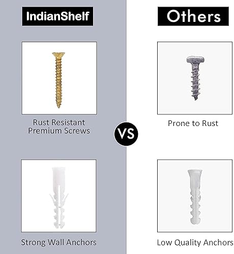 Miniatura 6 de Indian Shelf Ganchos de pared para toallas de baño, ganchos de pared para cuarto de bebé, ganchos de pared para habitación de niños, ganchos de