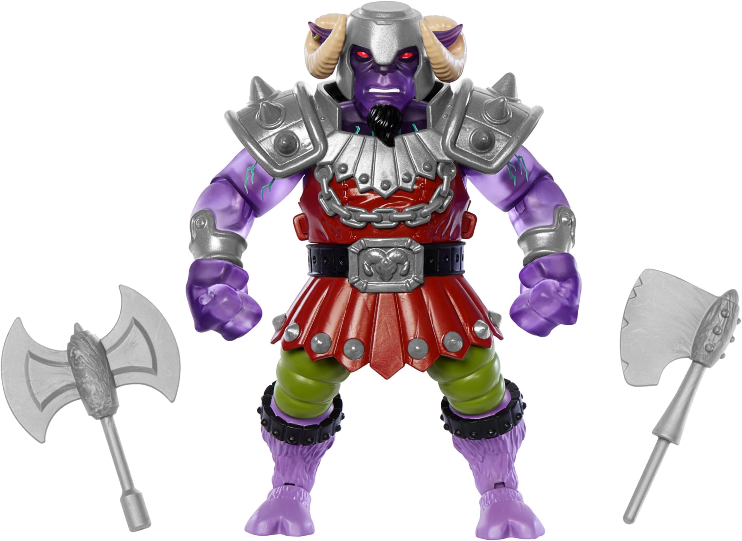Masters of the Universe Origins Turtles of Grayskull Ram Man Action Figure Toy, 16 Articulations, TMNT & MOTU Crossover with Accessories, HTH09