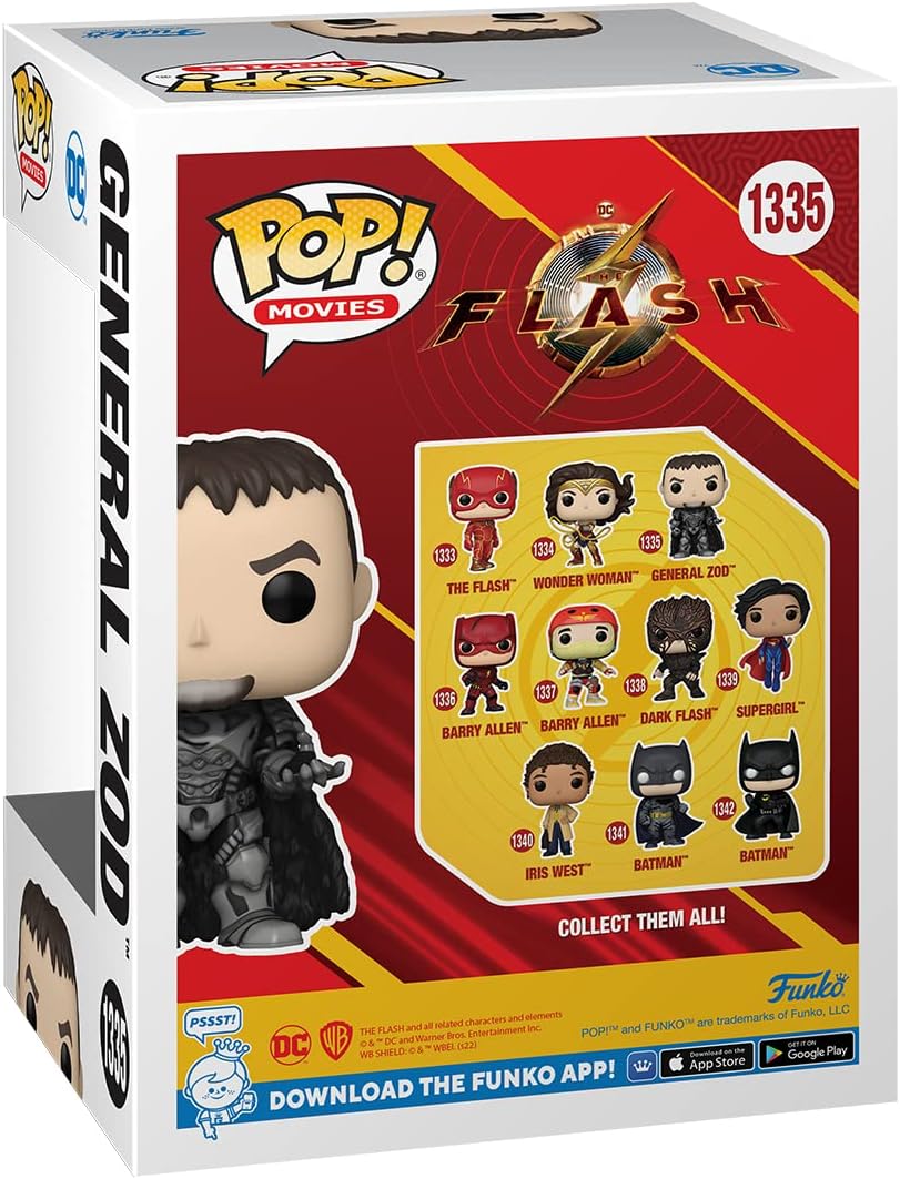Funko POP! Movies: DC - The Flash - General Zod - DC Comics - Collectable Vinyl Figure - Gift Idea - Official Merchandise - for Kids & Adults - Comic Books Fans - Model Figure for Collectors