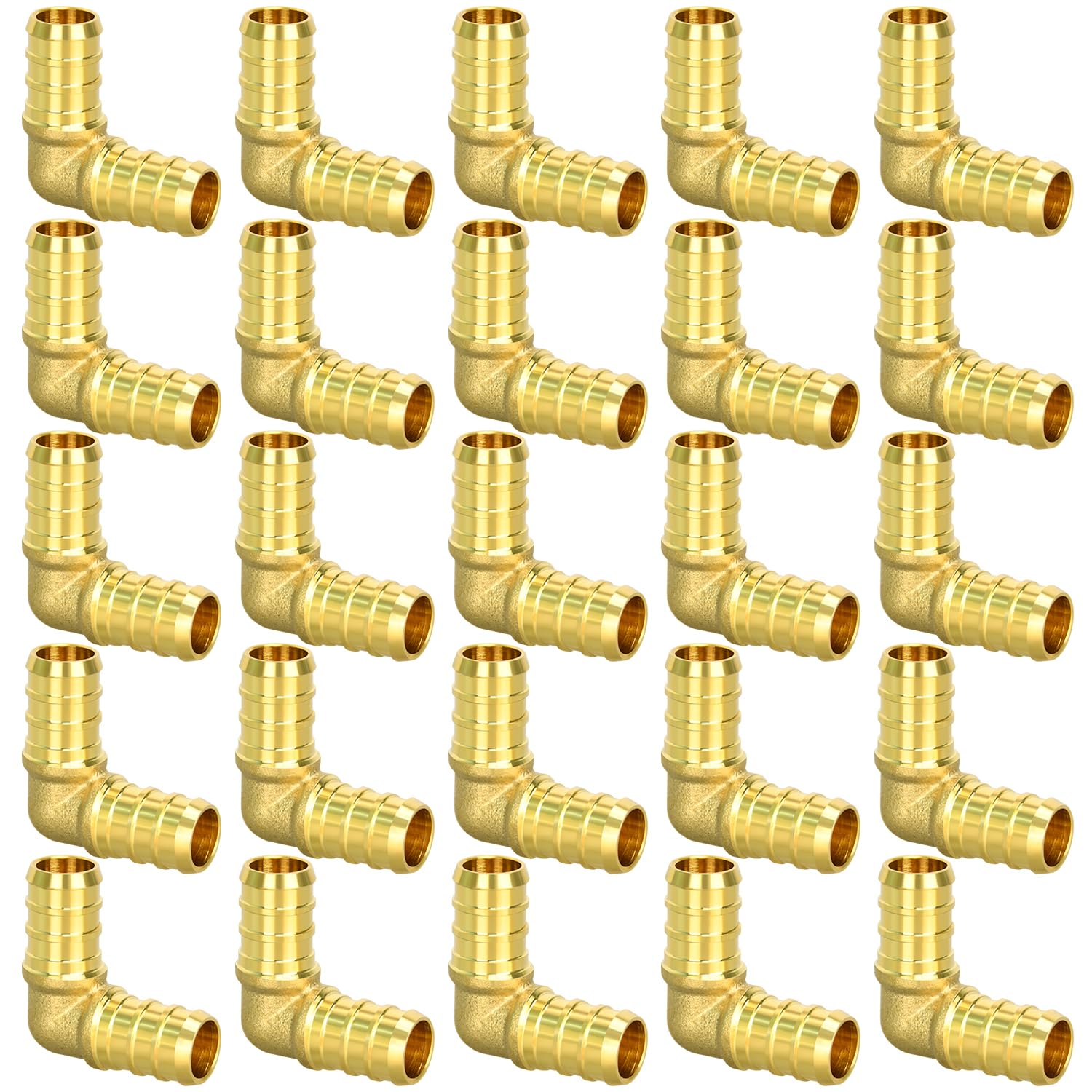 RUBY.Q 25 Pack 1/2 inch PEX Elbow Fittings