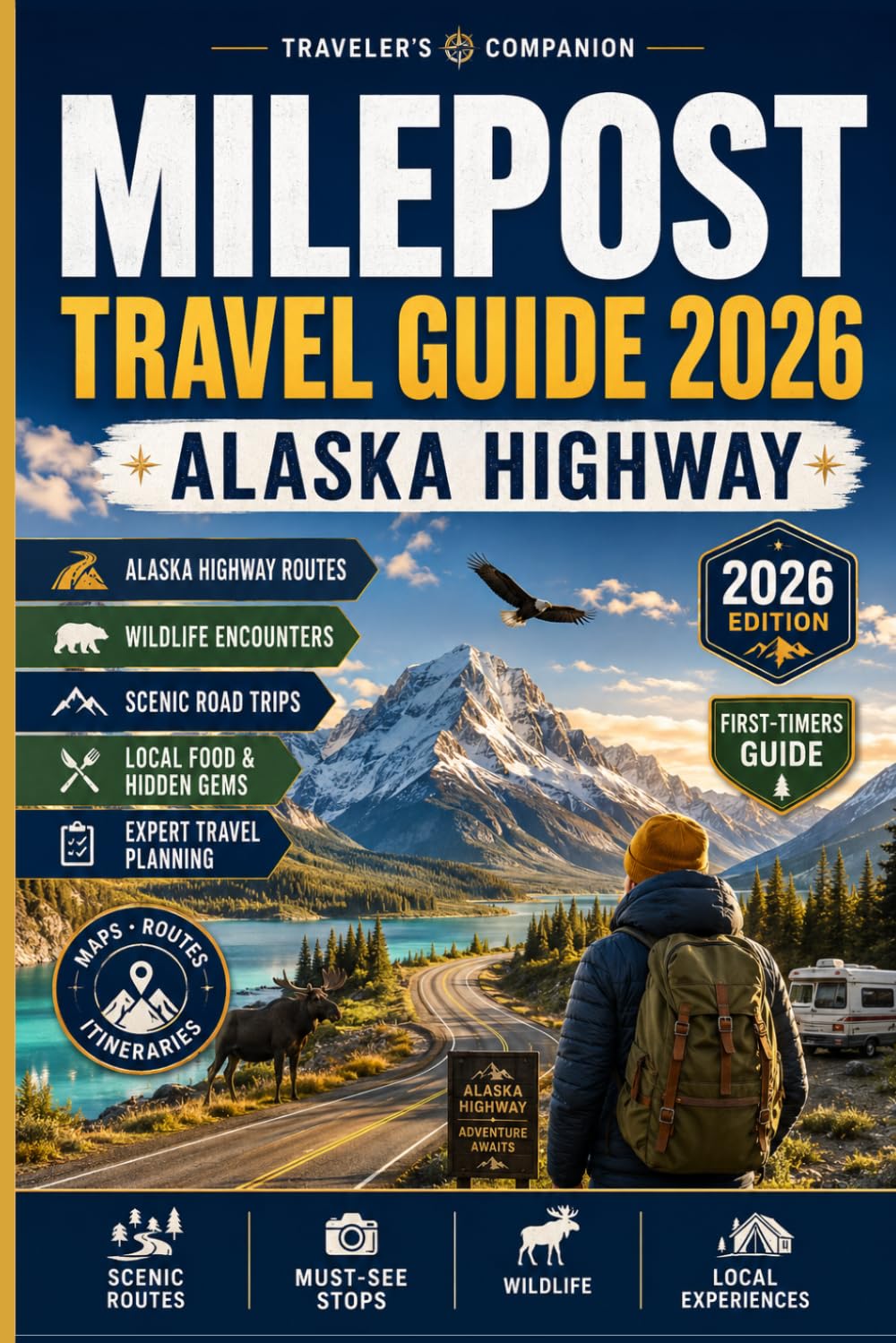Milepost Travel Guide 2026: The First-Timers Companion to the Alaska Highway with Scenic Routes, Must-See Stops, Wildlife Encounters, Local Food and Expert Planning Advice