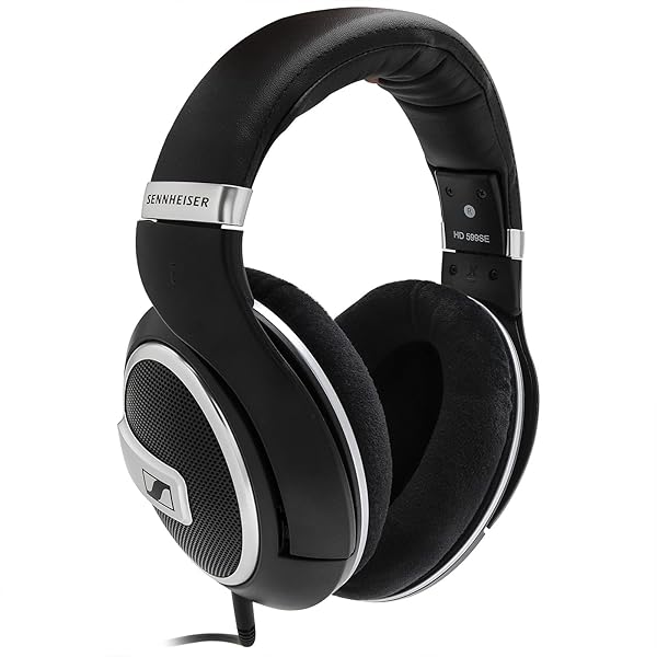 Sennheiser HD 599 SE Around Ear Open Back Headphone - Black