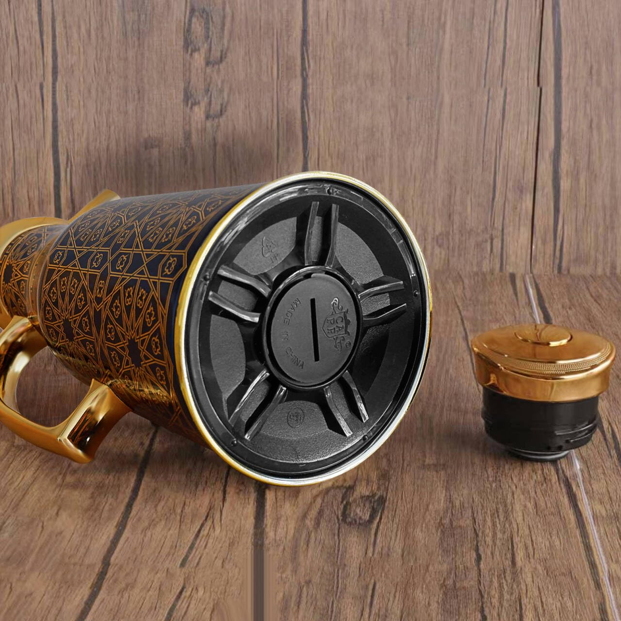 Stack Man 2 Pcs 34 Oz Thermal Coffee Carafe Double Wall Vacuum Carafe - View #10