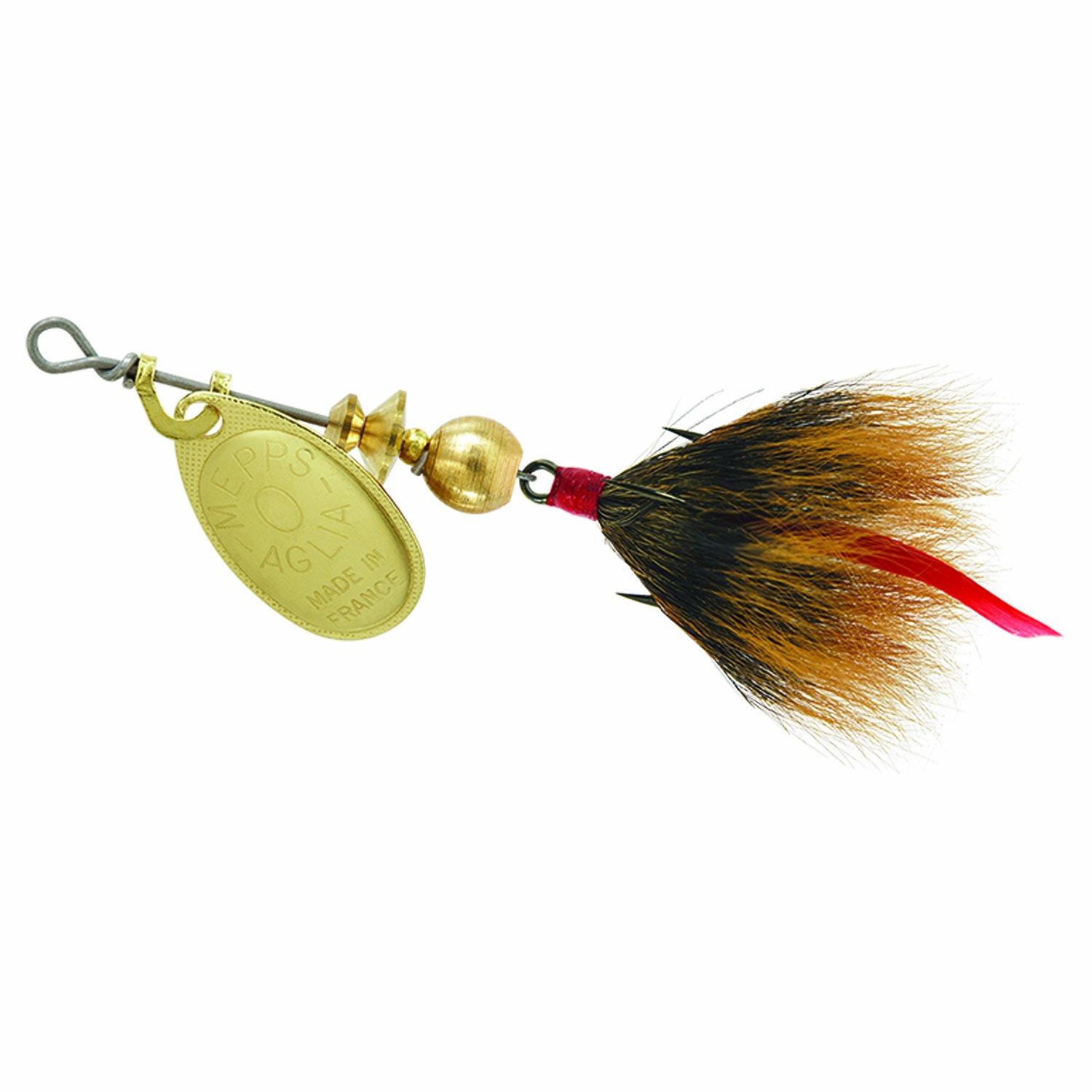 Mepp's Dressed Treble 1/12 Ounce Size 0 Gold Brown - B0ST G-BR