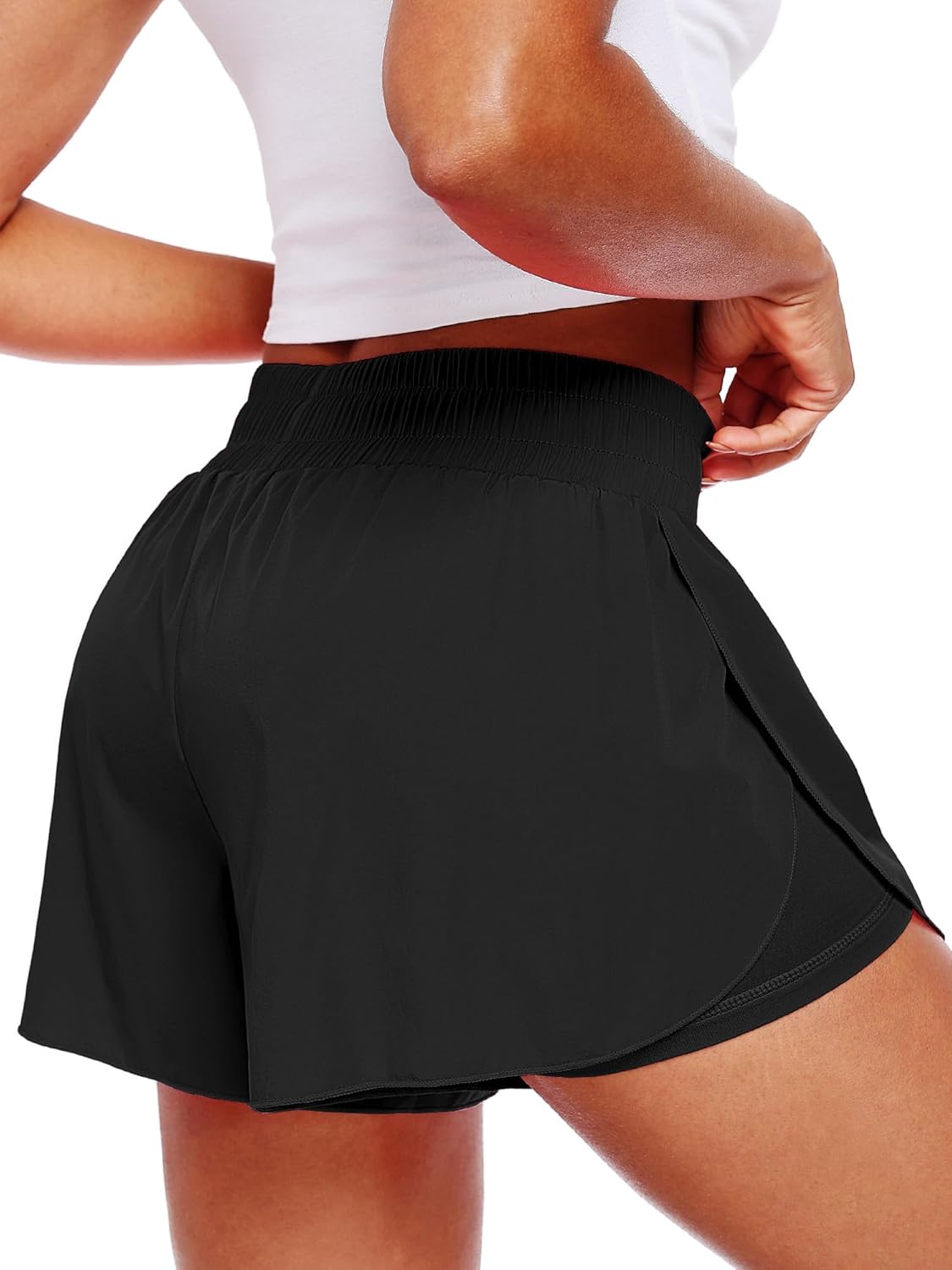 CADMUS 2 in 1 Running Shorts for Women Athletic Tennis Shorts with Pocket - Image 2