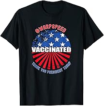 Vaccinated Pro Vaccine Pro Trump Thank You Trump Warp Speed T-Shirt