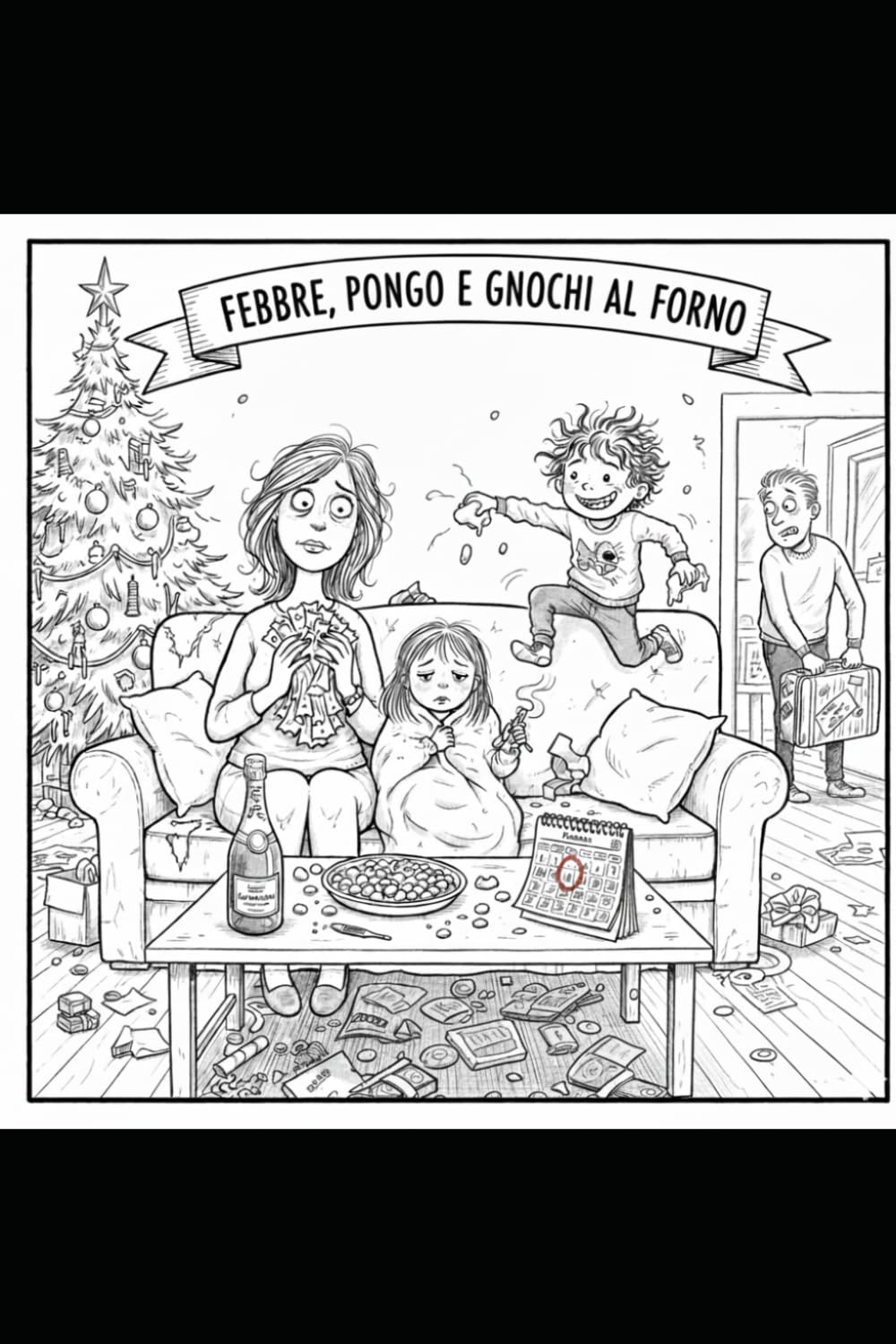 Febbre, Pongo e Gnocchi al forno: Cronache di un Natale sopravvissuto tra aerosol, gnocchi al forno e deliri al Pronto Soccorso.