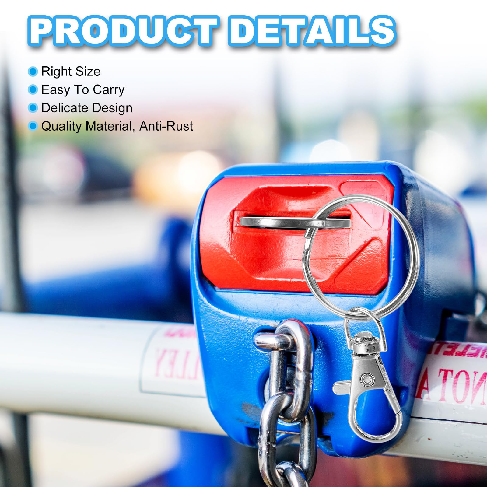 PATIKIL Shopping Trolley Token Key Ring - Image 4