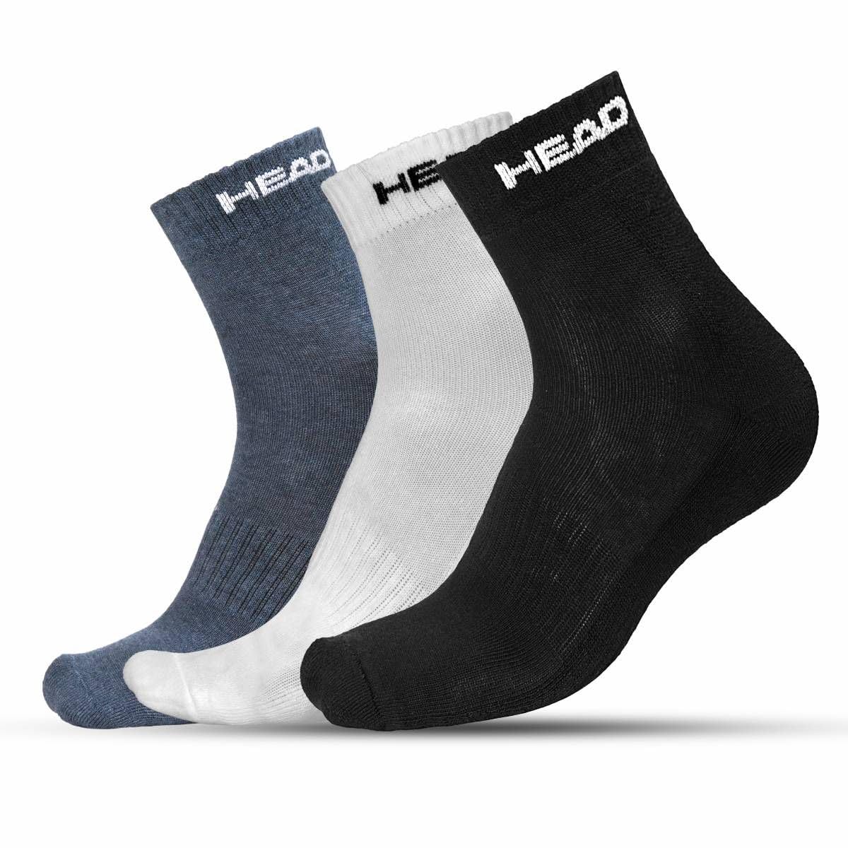 head HSK-76 Ankle Cotton Socks (Trio Pack)-picture-44