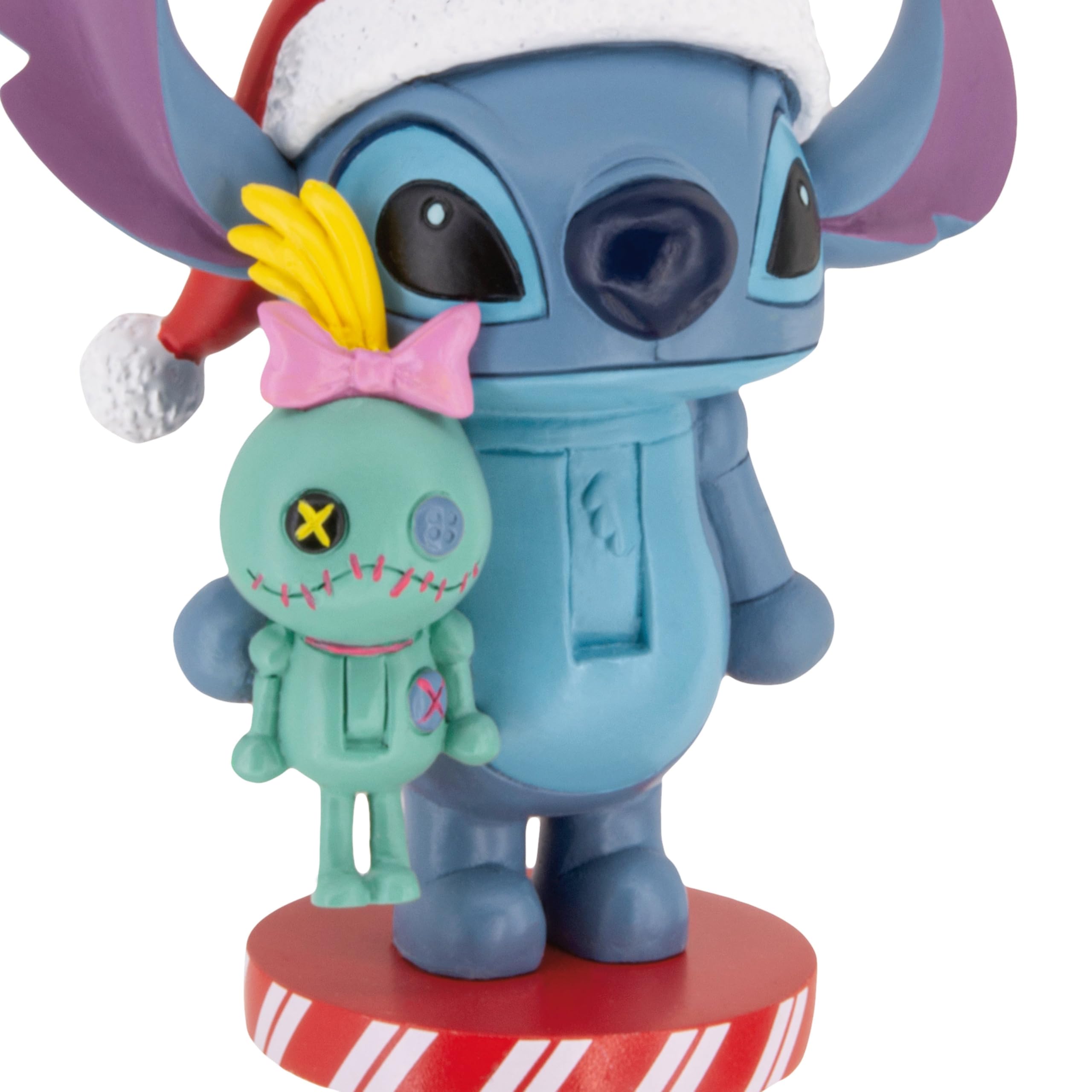 Hallmark Stitch & Scrump - Ornamento schiaccianoci per albero, Disney, Lilo e Stitch, da collezione, blu