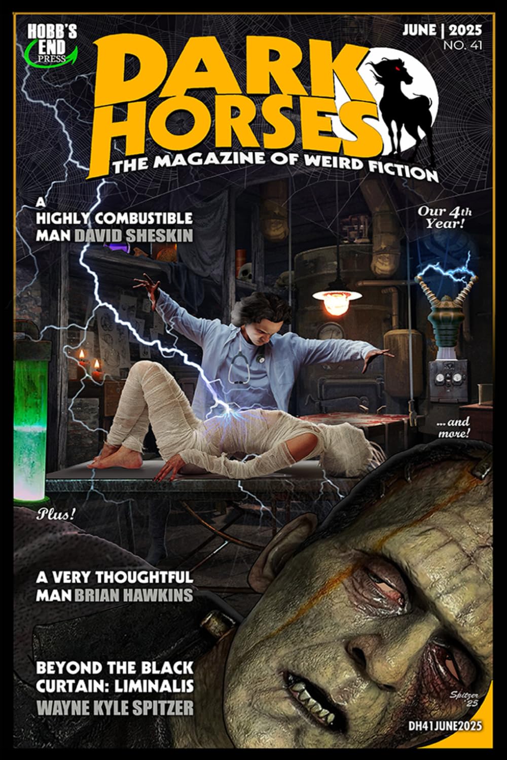 Cover of Dark Horses: The Magazine of Weird Fiction, June 2025