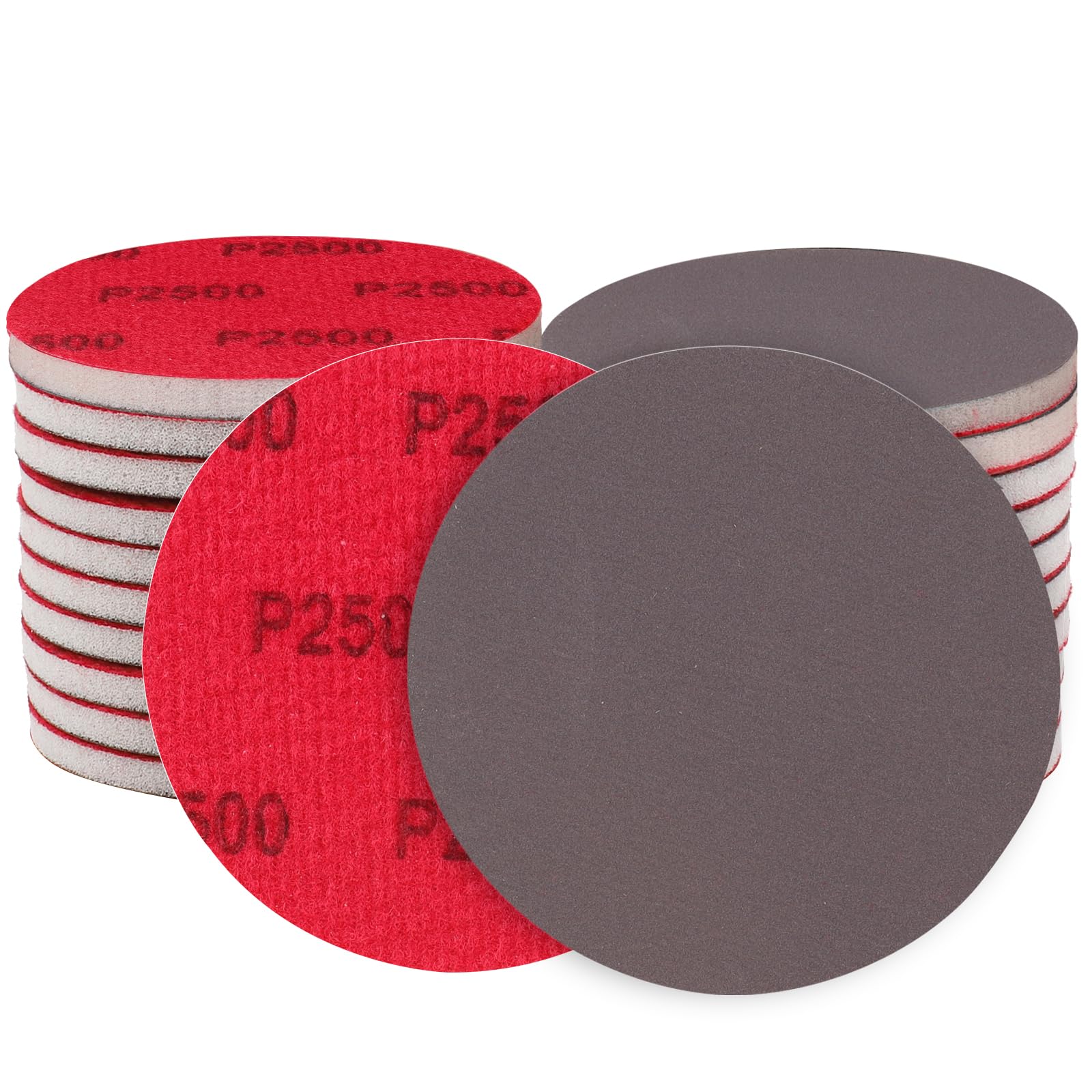 Shineboc 12pcs Sanding Sponge Set 150mm 2500 Grit Sanding Pads Flexible Sandpaper Block Coarse and Fine