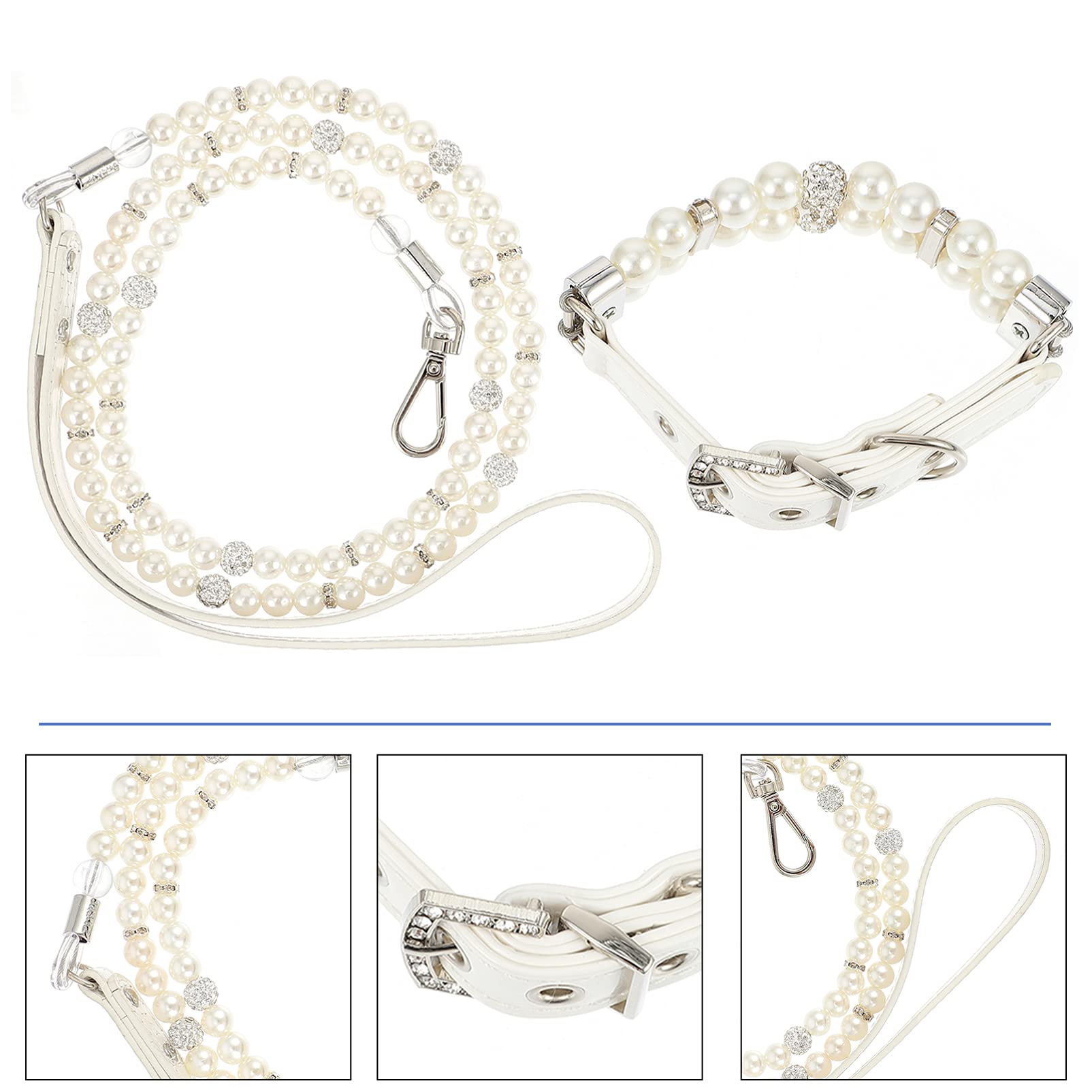 YARNOW Juego De 6 Collares Y Correas De Lujo para Perros Collares Calmantes De Moda para Perros Correas para Mascotas.