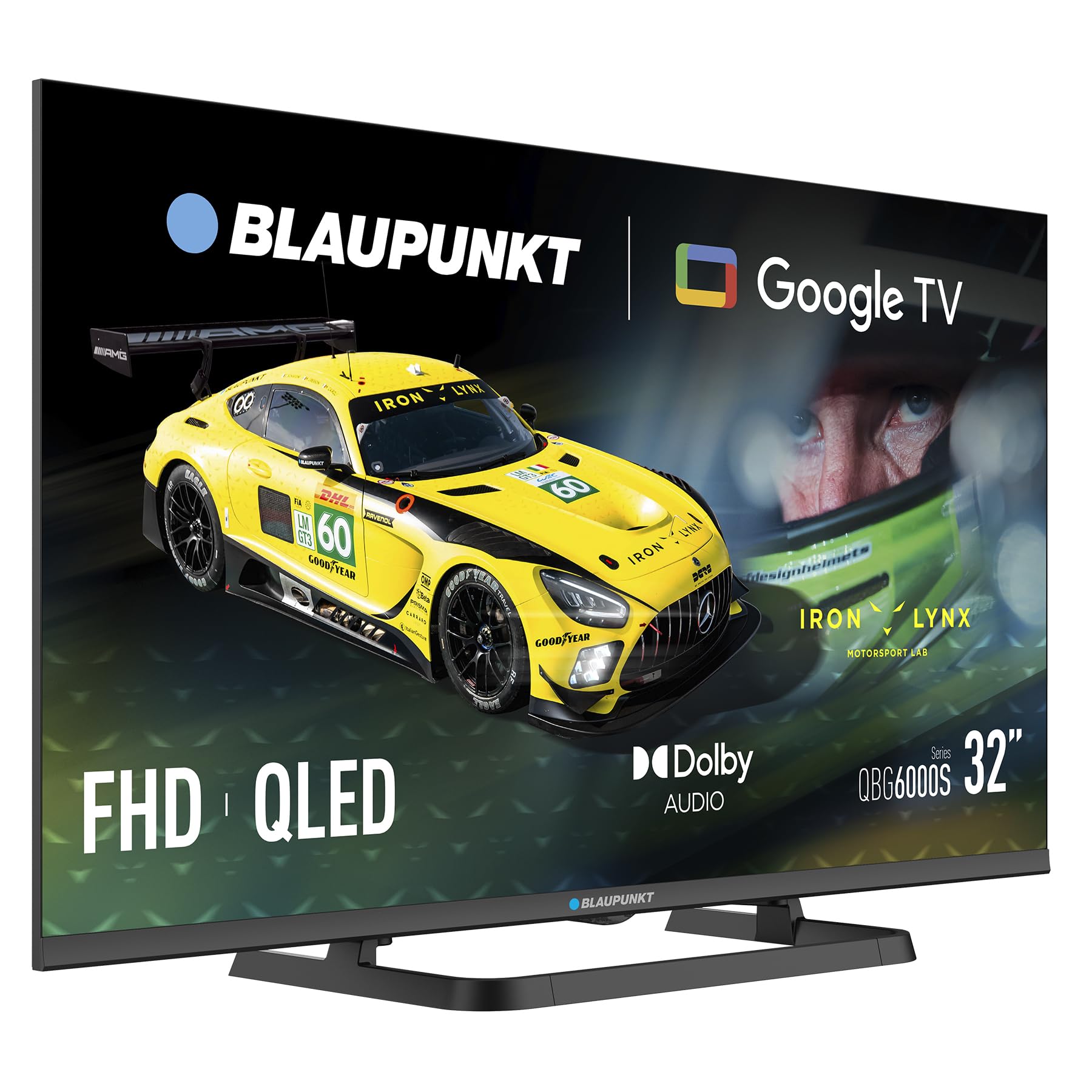 BLAUPUNKT 32" Smart TV, Google TV, QLED, Full HD (1080p), 32QBG6000S