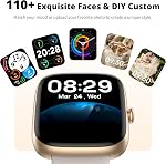 Smart Watch for Women Ladies (Answer/Make Call), 1.83" HD Fitness Tracker with Heart Rate/SpO2/Sleep Monitor, Pedometer, 120+ Sport Modes, IP67 Waterproof, 7-Day Battery, for iOS Android