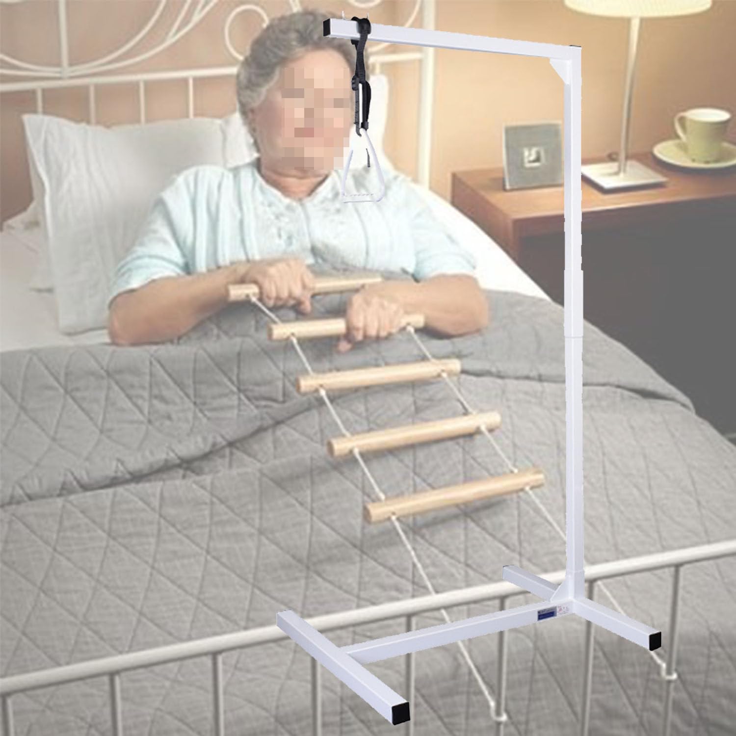 Podnośnik do trapezu do łóżka, pomoce do mobilności przy łóżku, drążek trapezowy do mobilności łóżka, trapezy do łóżek szpitalnych, uchwyt pomocniczy do łóżka, do szpitala
