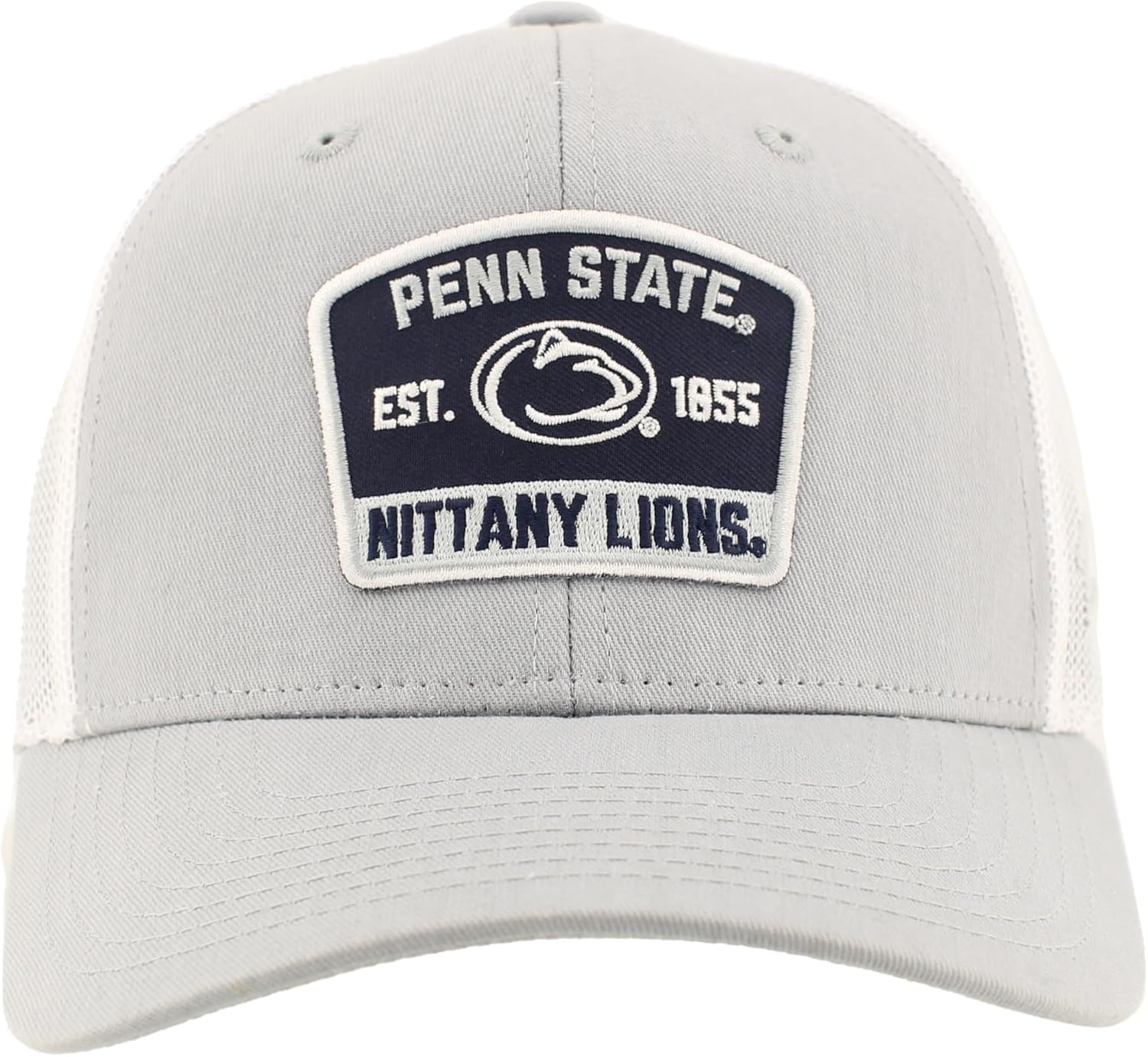 Penn State Nittany Lions NCAA Officially Licensed Snapback Hat Big Rig Patch Gray White Switchback - Image 2