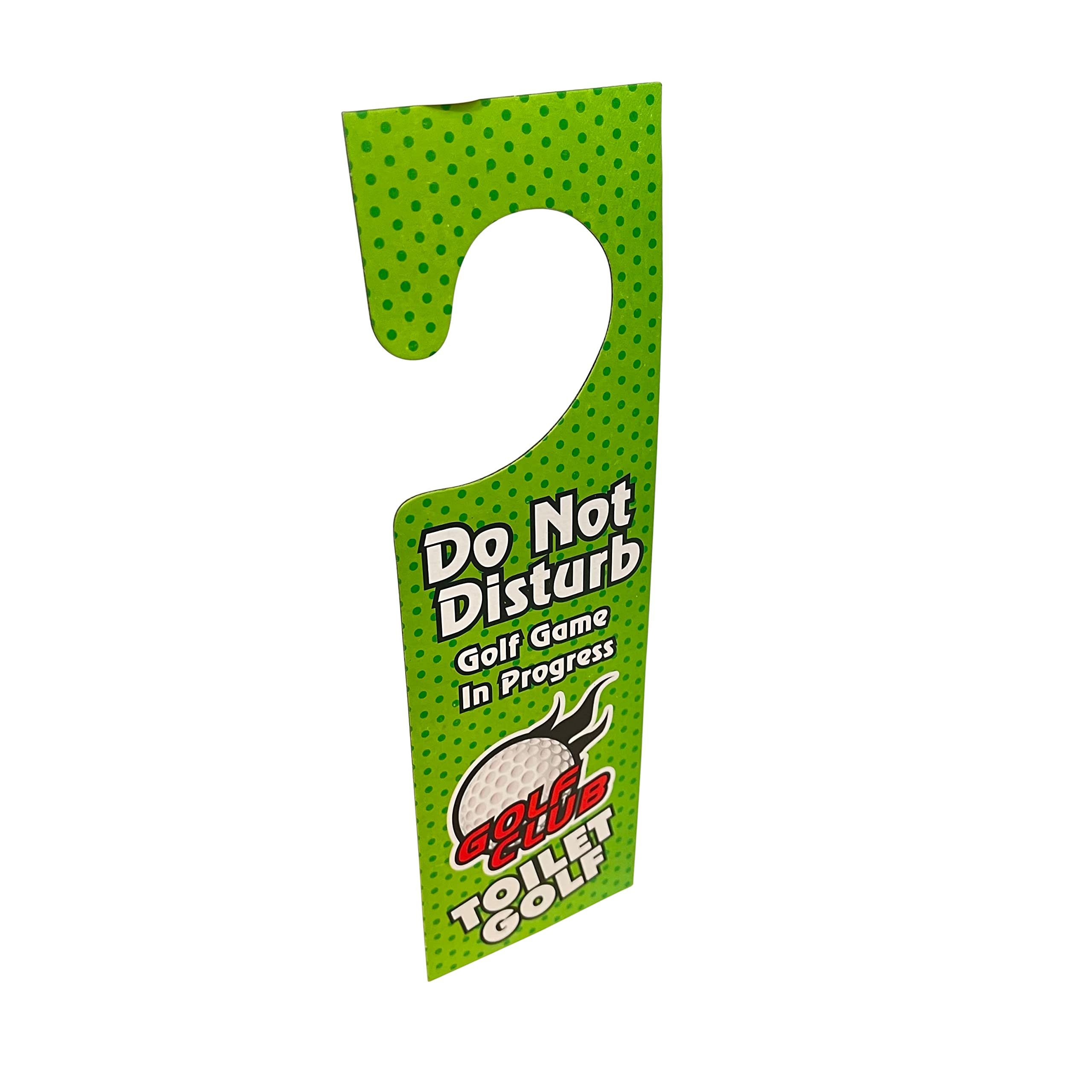 Toilet Time Potty Putter Set - Divertente mini gioco da golf per il bagno, divertente regalo per uomini, amanti del golf e feste in ufficio, gioco da bagno con mazza, palle, tappetino verde e bandiera