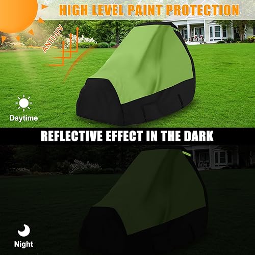 Miniatura 7 de Cubierta de cortacésped de giro cero con ensacadora y accesorio ROPS, impermeable, resistente, se adapta a cubiertas de cortacésped de hasta 60