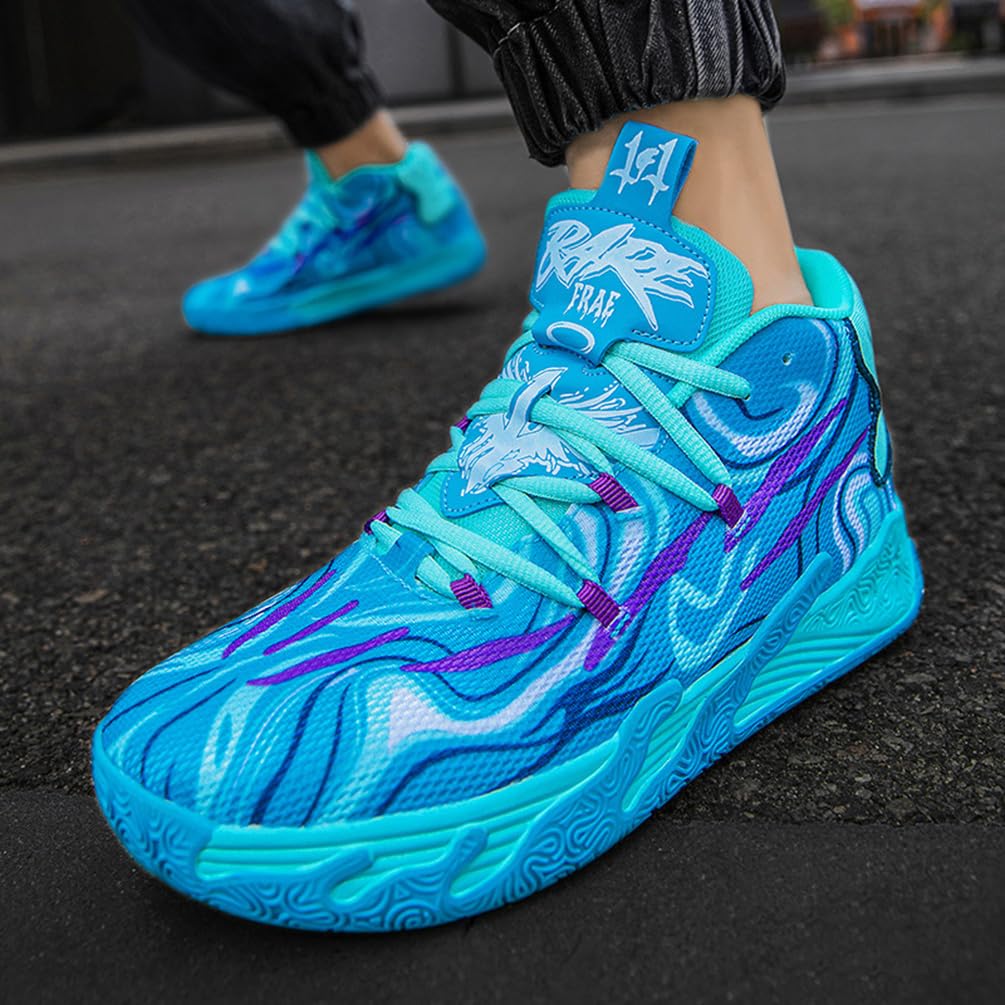 Zapatillas de Baloncesto para Hombre Antideslizantes Zapatos de Baloncesto Ligeras Transpirables Masculinos Aire Libre Deportivas Hombre Zapatillas Gimnasio