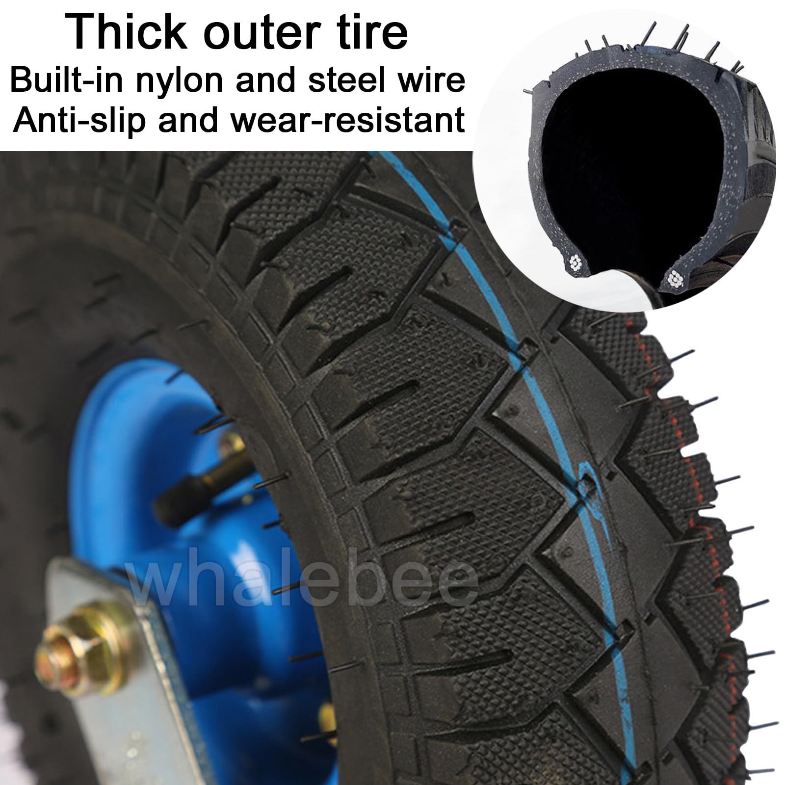 4 Schwerlastrollen Luftreifen Industrierollen 2 Lenkrollen 2 Bockrollen, Gummi Rollen Ø15cm 20cm 25cm Rollen Für Plattformwagen Lenkbare Plattenrollen Transportrollen Mit Schraube
