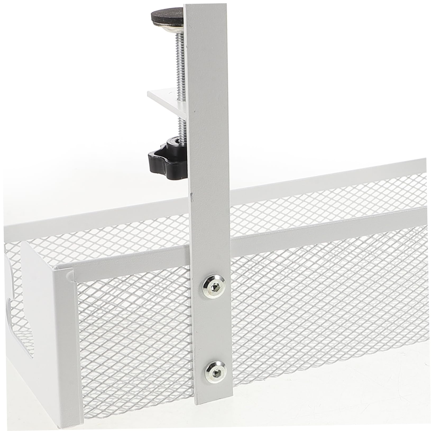 POPETPOP Organisateur De Câbles sous Bureau Plateau De Rangement des Câbles Blanc pour Bureau