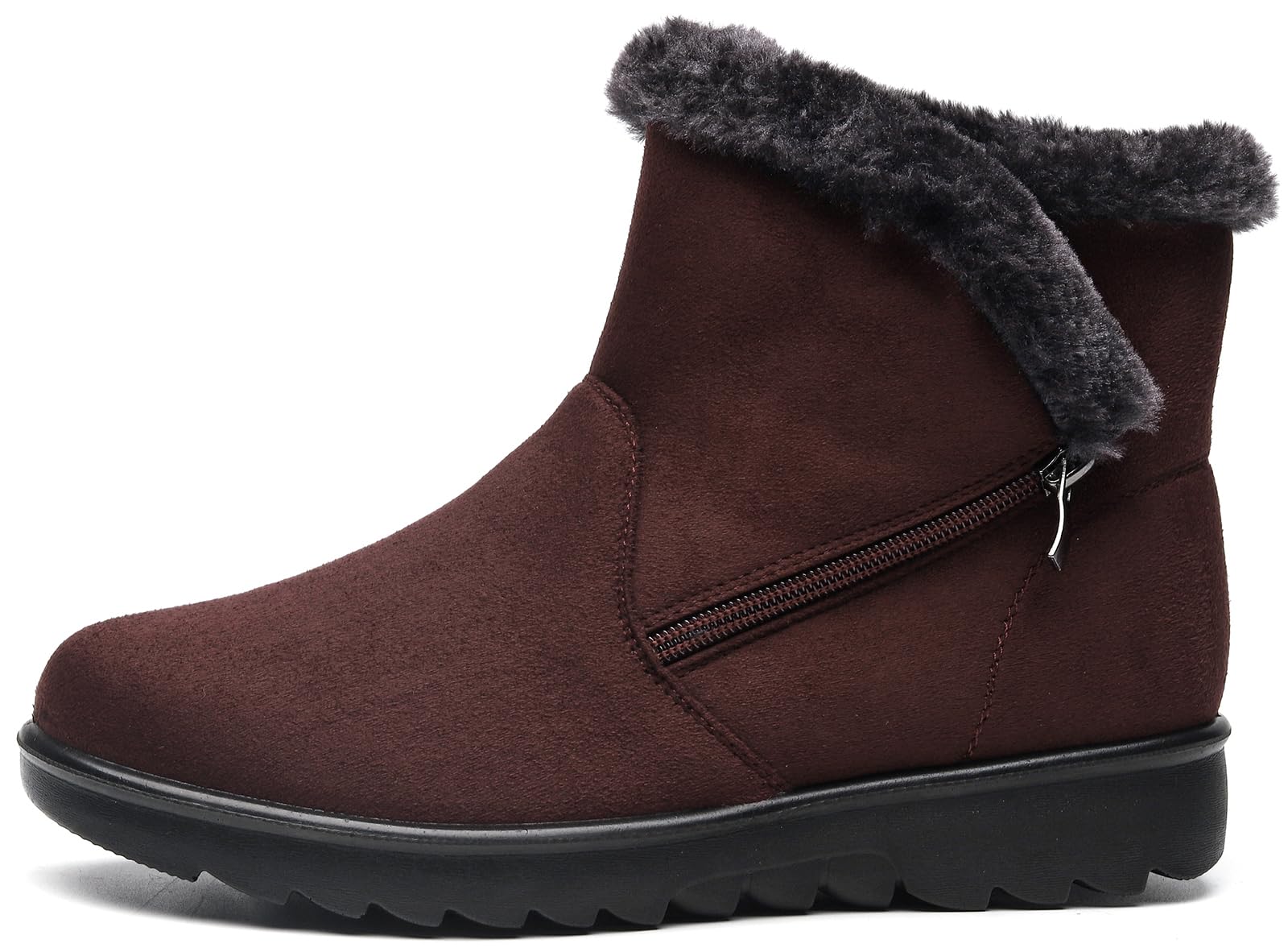 Vunavueya Stivali Donna Invernali Scarpe Stivaletti da Neve con Imbottitura Calda Stivali alla Caviglia Caldi Boots Scarpe 35-41.5