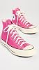 Converse Chuck 70 Hi Unisex Casual Trainers in Pink - 5.5 UK