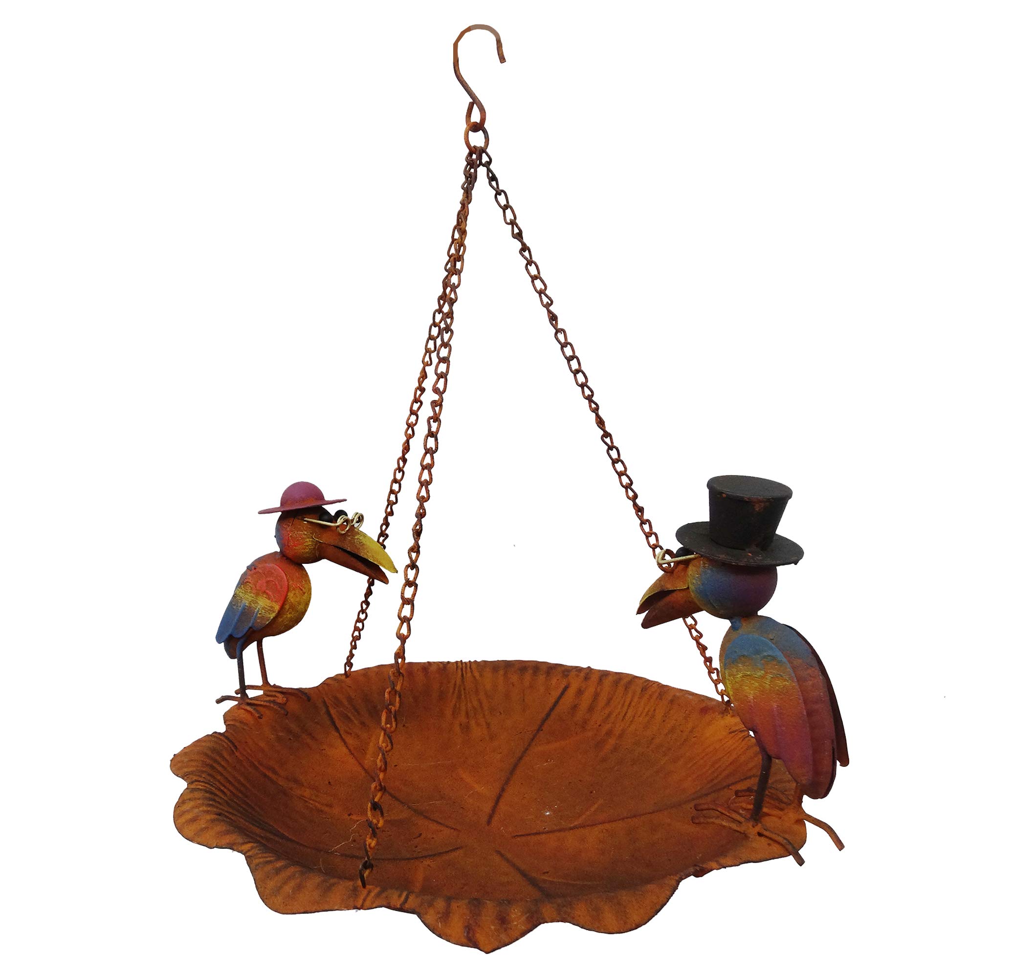 Continental Art CenterCAC172481 Hanging Brid Feeder, Brown