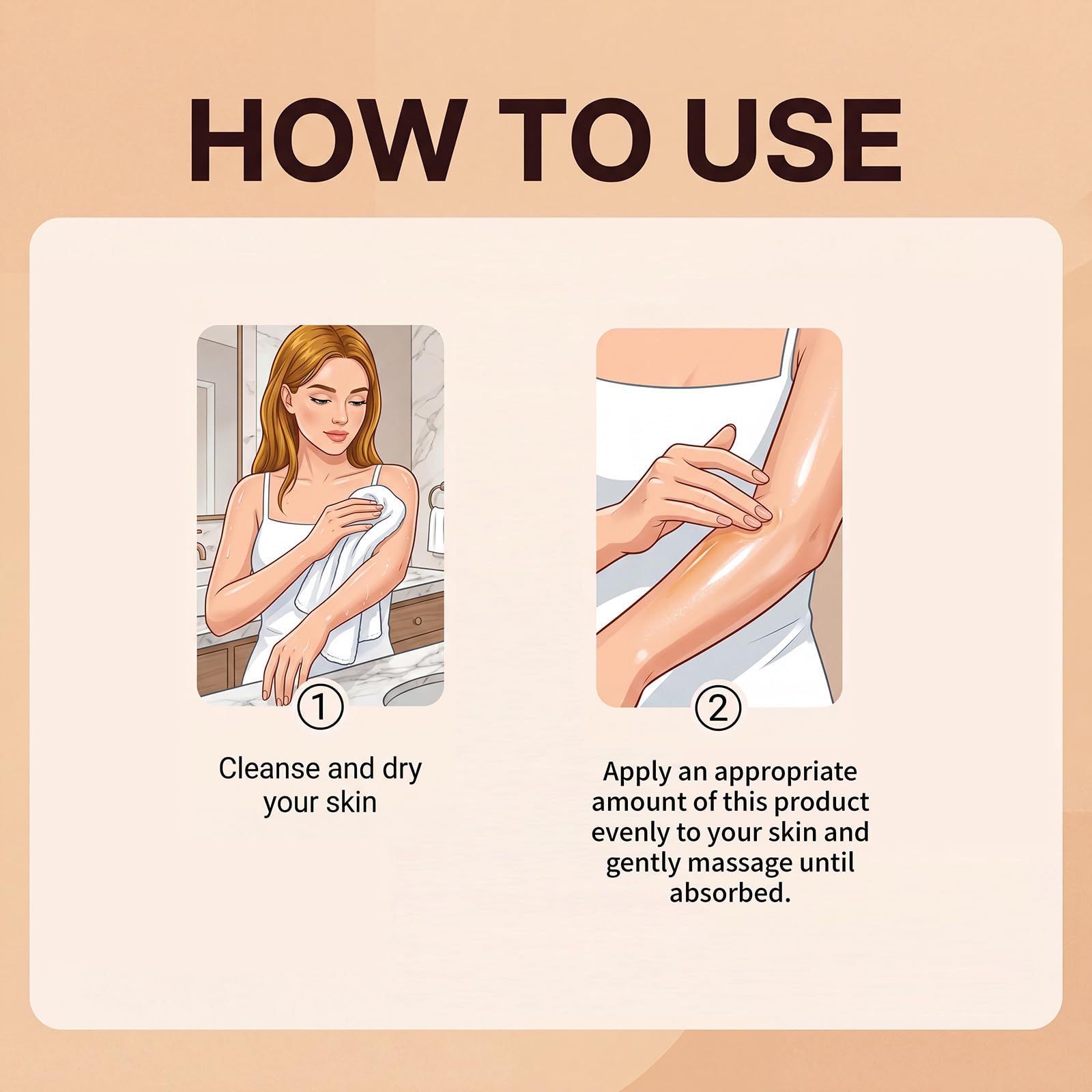 Olio per il corpo rassodante per donne - Assorbimento rapido - Olio per il corpo illuminante - Cura nutriente della pelle - Olio per il corpo setoso per l'idratazione quotidiana, tratta (8 bottiglie)