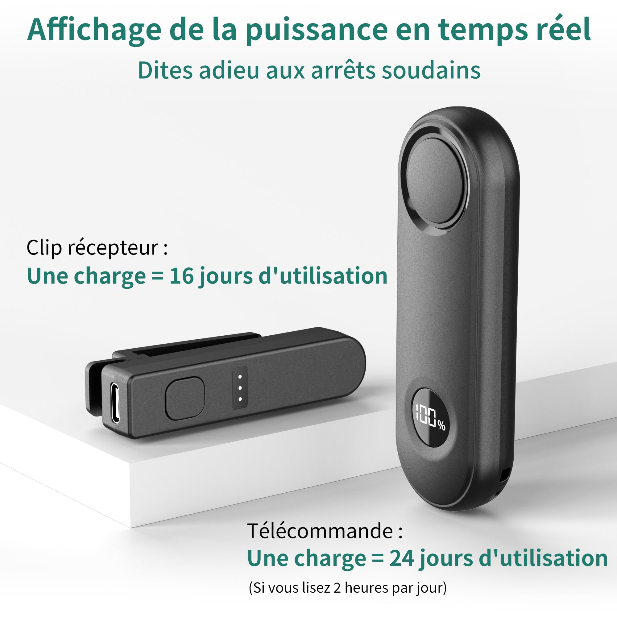 PlusAcc Télécommande Tourner pour Kindle – Support à col de Cygne pour Lire des Livres électroniques, Accessoire pour Tourner Les Pages au lit, adapté au Kindle Paperwhite/Oasis/Kobo