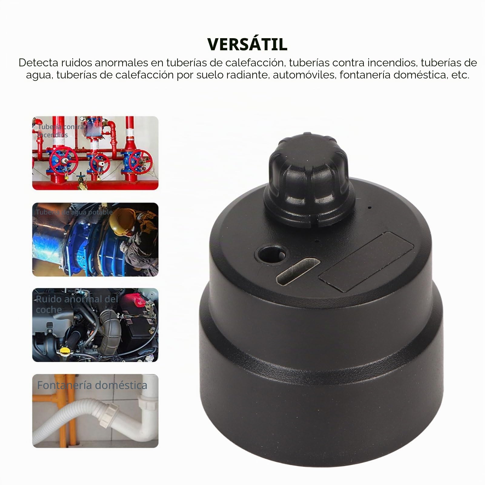 Amplificador de Sonido, Versión Mejorada Escucha Súper Sensible a Través del Amplificador de Micrófono de Pared, Micrófono de Pared Detector de Escucha de Voz de Alta