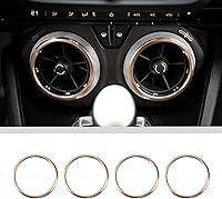 Vista 10 de JWWY para Camaro Anillo de Protección de Salida de Ventilación de Aire Acondicionado para 2017-2025+ Chevy Camaro Accesorios Interiores de Aleación