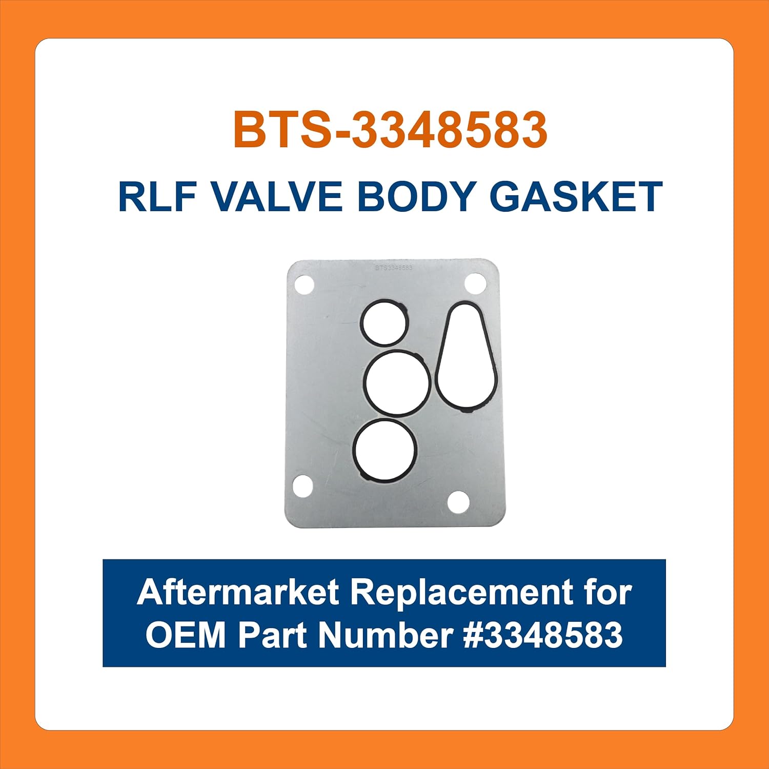 BTS-3348583 RLF Valve Body Gasket, Compatible with Cummins QSK23 QSK45 QSK60 QSK78 Engines, Aftermarket Replacement for OEM 3348583, Junta de Cuerpo de Válvula RLF
