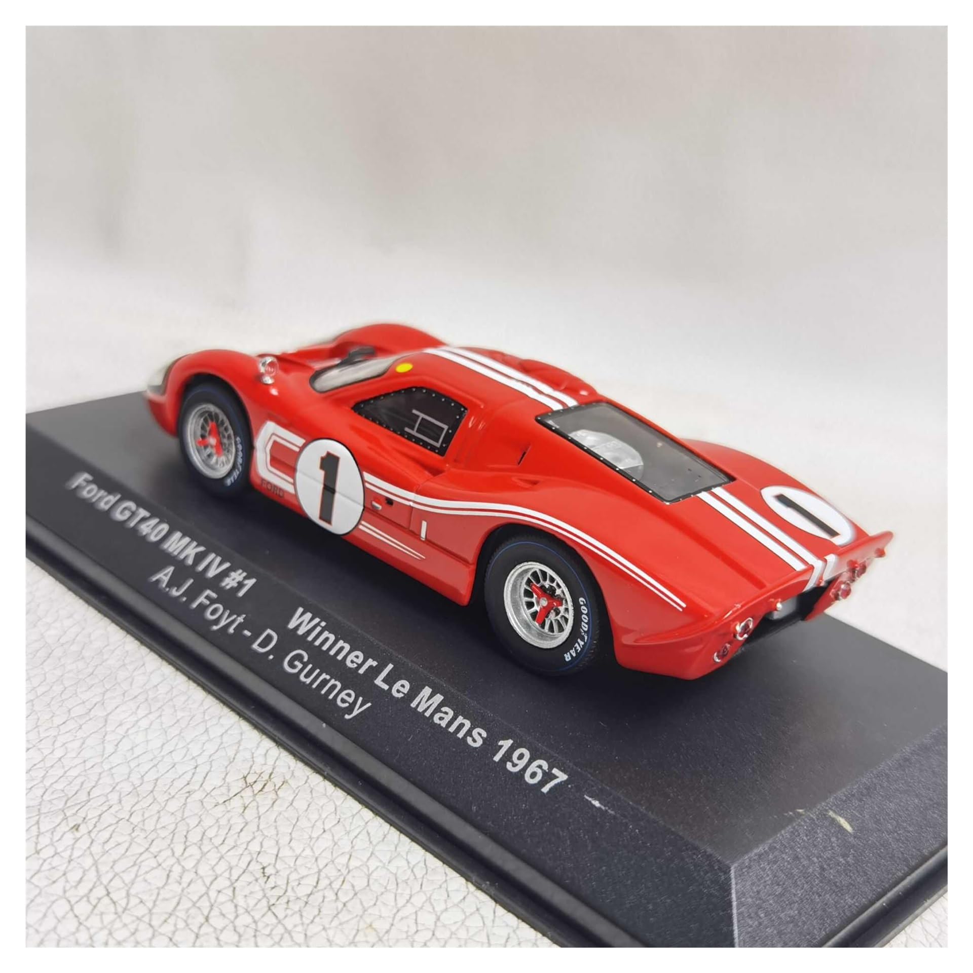 Amazon.co.jp: OIMOLO スケールカーモデル フォード GT40 MK IV #1 