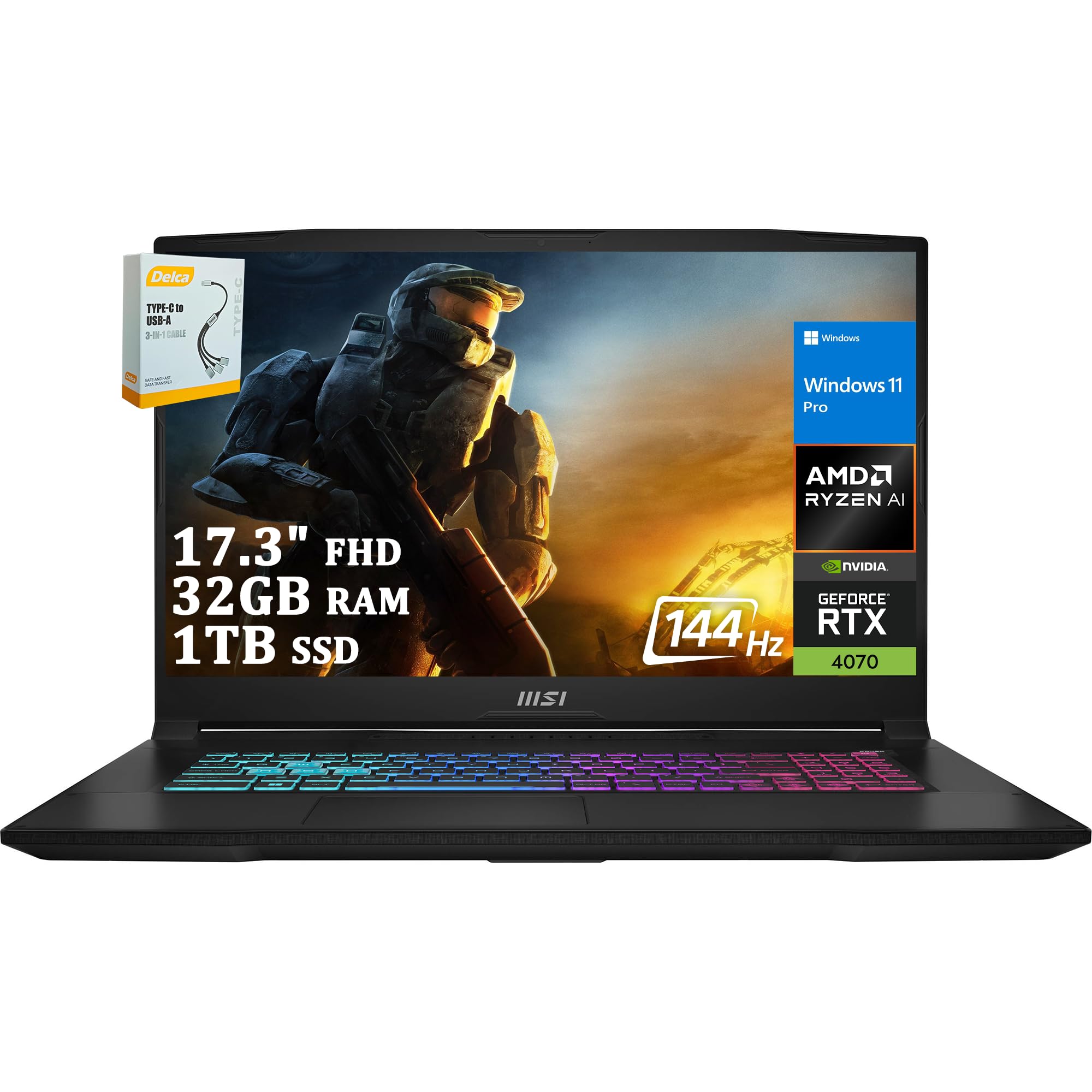 Amazon.com: msi Katana A17 Gaming Laptop I 17.3
