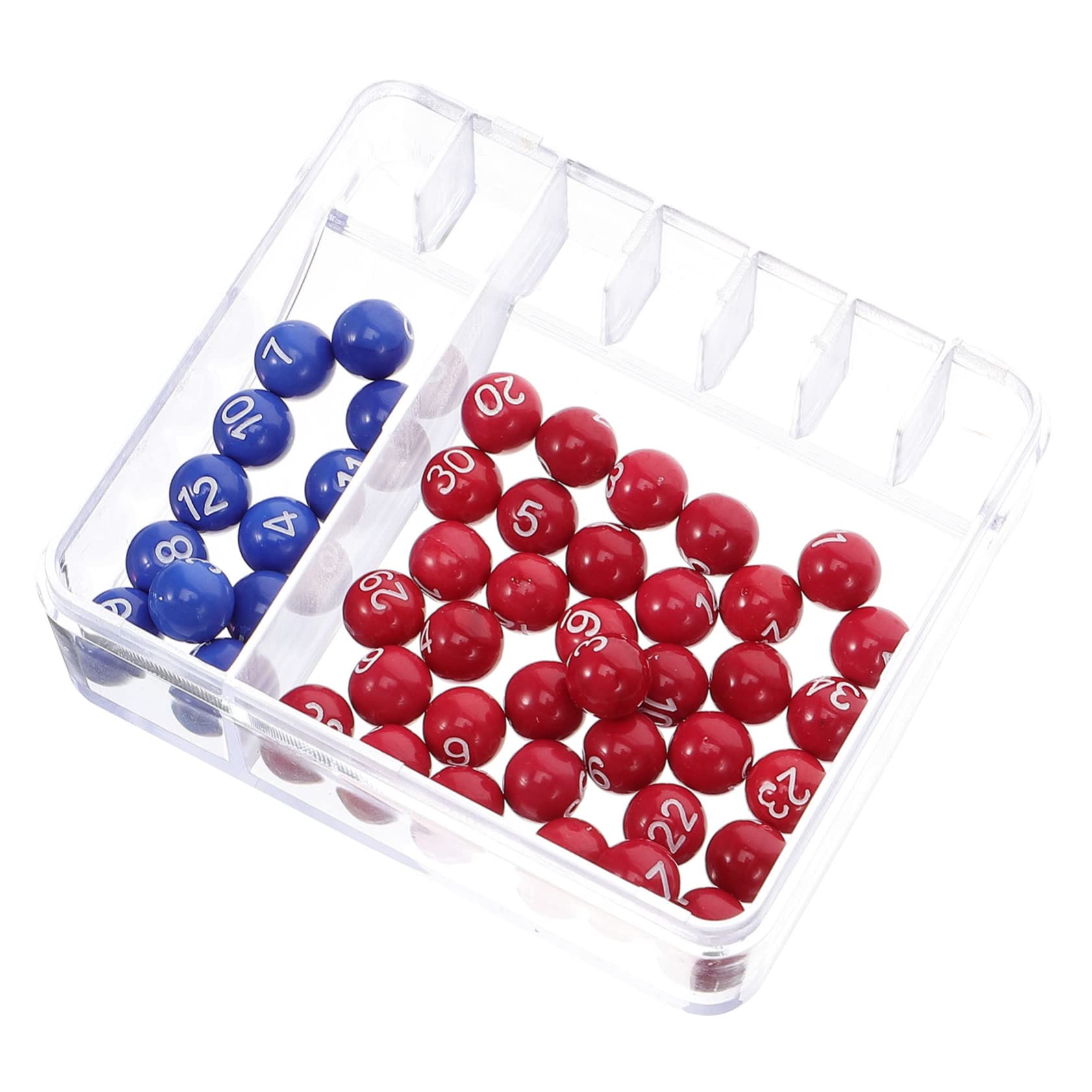 ERINGOGO 1 Set Simulator Party Raffle Balls Random Number Picker Numbered Balls Number Ball Picker Sphere Party Balls Balls Party Activity Props Game Balls Machine, 9.6x6.5cm, OE5344810X