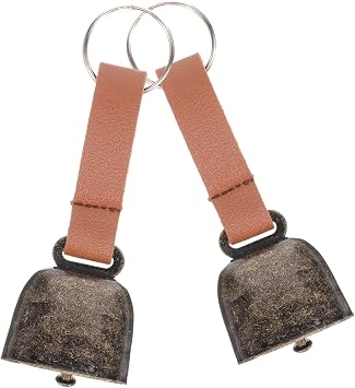 Happyyami 2pcs Bear Repelling Bell Pendant Camping Bear Bell Hiking Warning for Outdoor Protection