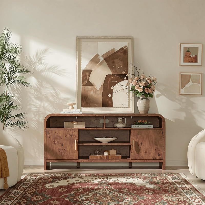 Curved Profile TV Stand for TVs Up to 65" image 2
