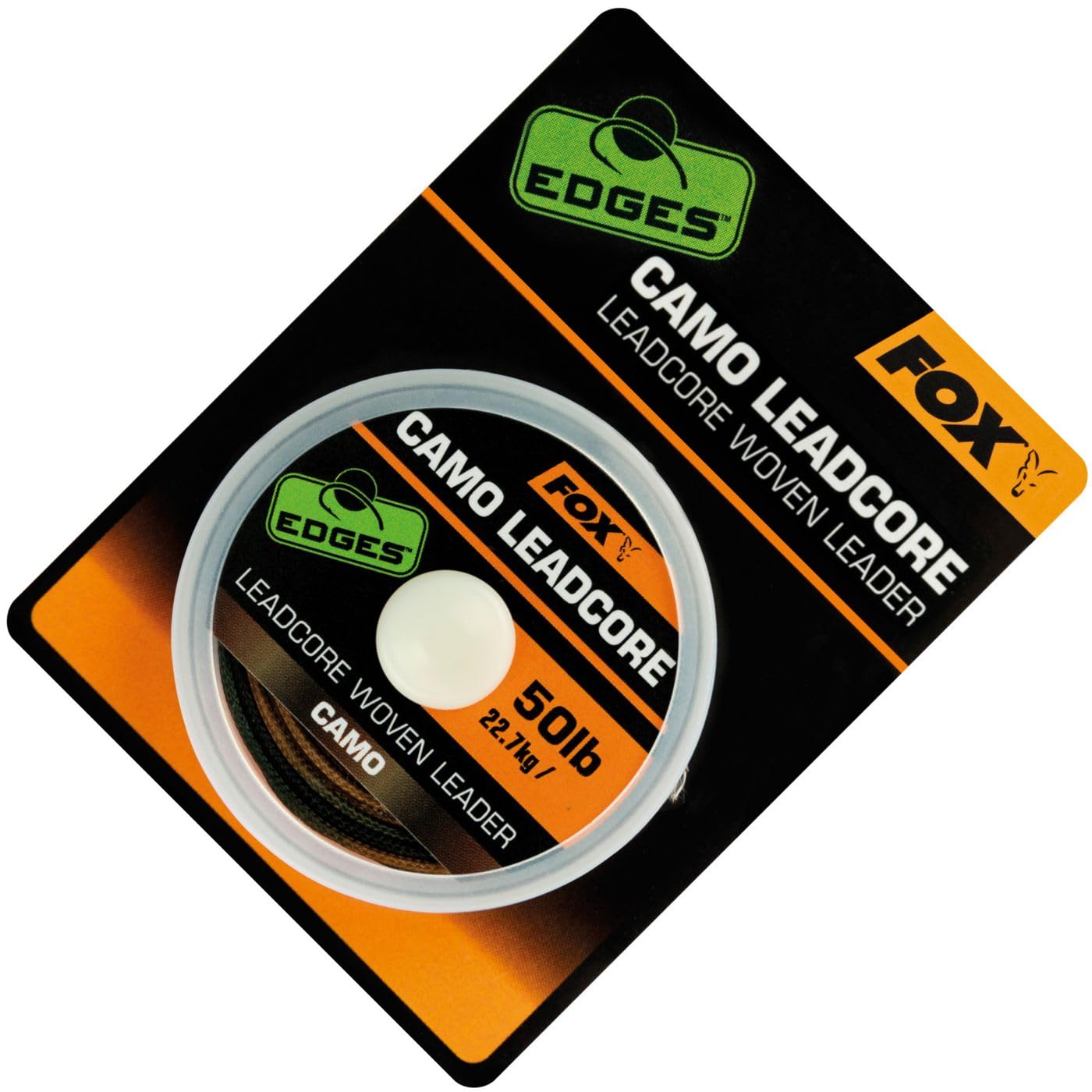 Fox Edges Camo Leadcore Woven Vorfachschnur 50lb 22,7kg