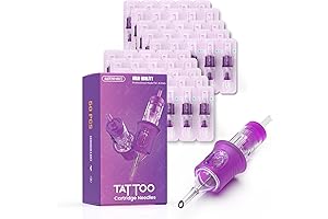 50-Pack Mixed Sizes Wormhole Tattoo Needles