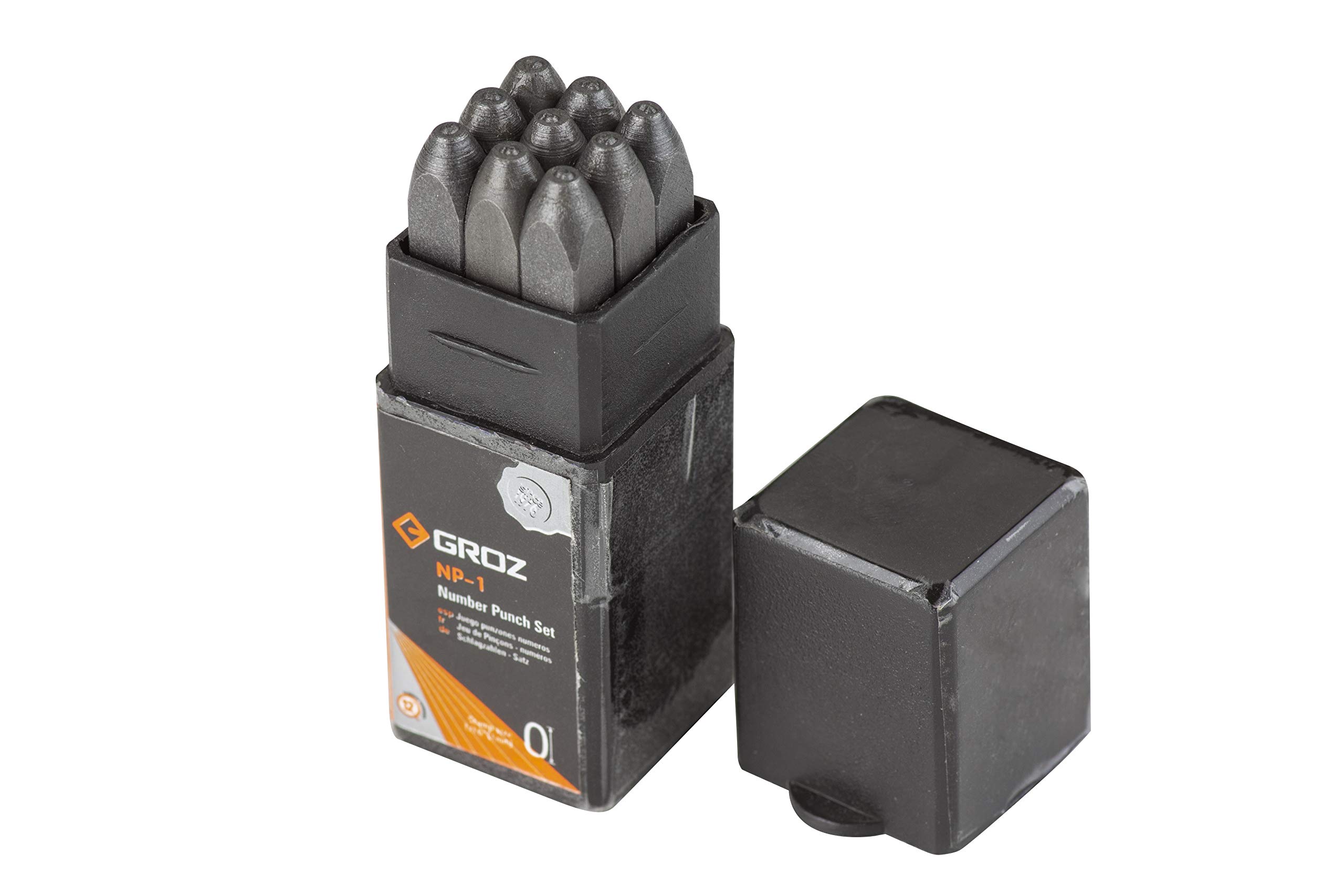 GROZ Number Stamp Set with Induction Hardened Ends| Ideal for Permanent Imprints on Metals, Wood, Leather, Clay, Plastic etc.| Carbon Steel Construction| Comes in Plastic Case |Stamp Size:1 mm| NP/1 (B06W2KN8C3) Amazon Price History, Amazon Price Tracker