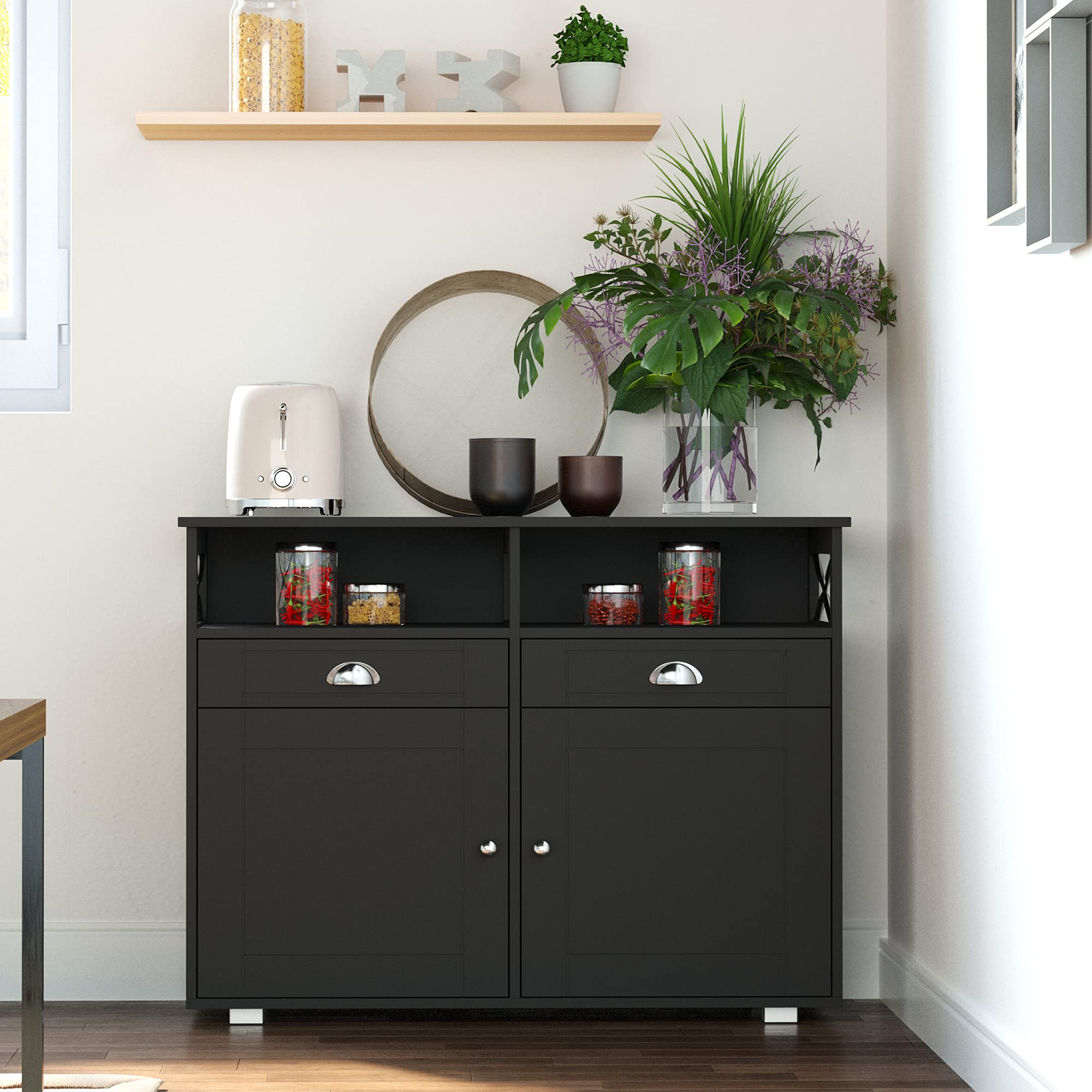 Buy Sideboard Buffet with Storage Drawers, Large