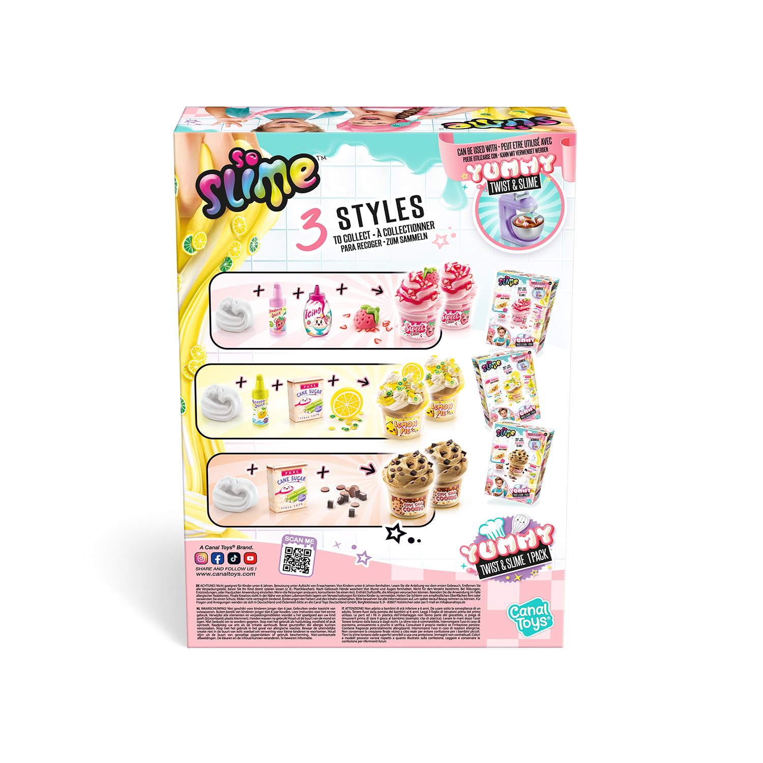 CANAL TOYS Coffret So Slime - Yummy Twist & Slime pas cher