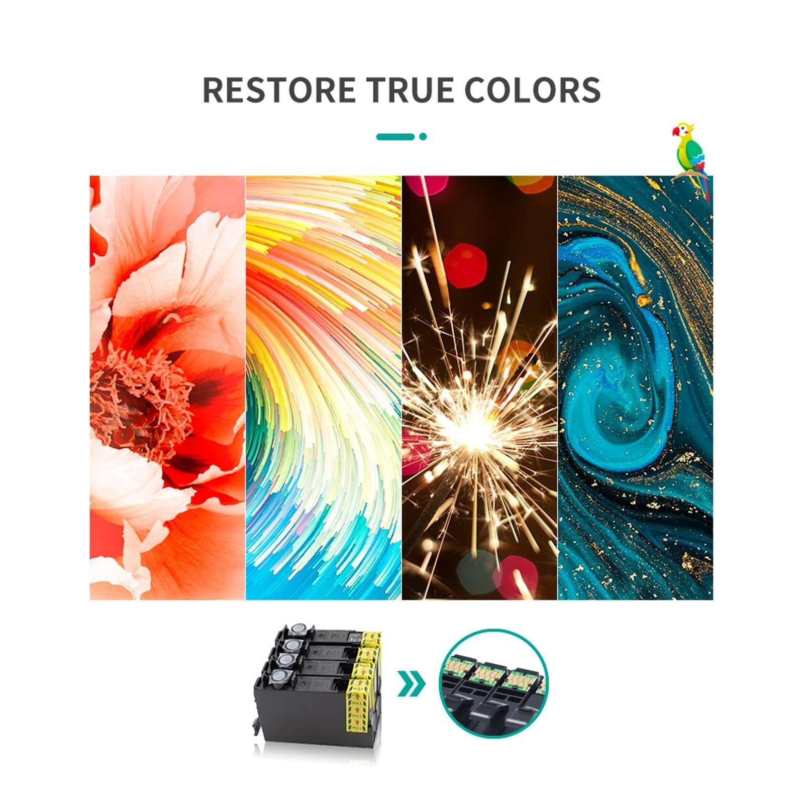 Cartuccia d'inchiostro compatibile con chip 604XL, compatibile con Epson