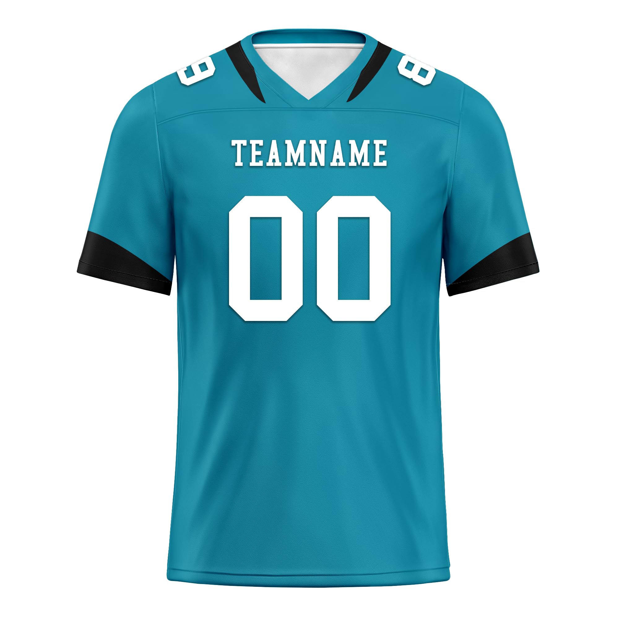 Onegam Customizable Embroidered/Printed Football Jerseys, Personalized Name Team-Name Logo Fan Uniform for Men Women