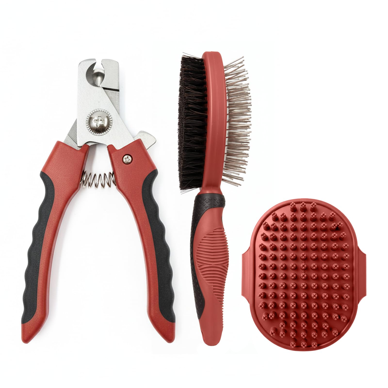 Pet Grooming Kit - Dogs & Cats by Paw Mountain -1
