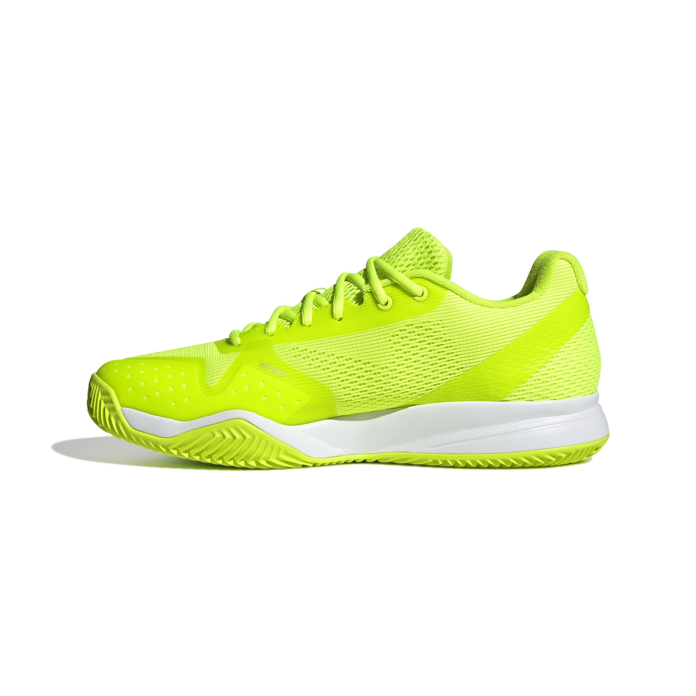adidas Erkek Courtflash Speed 2 Ayakkabı - Düşük Taban (Futbol Dışı) LUCLEM/CBLACK/FTWWHT 40 2/3