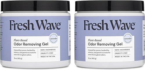 Vista 37 de Fresh Wave - Gel eliminador de olores limón, 15 onzas, absorbedor de olores para el hogar, alivio más seguro del olor, natural, a base de plantas